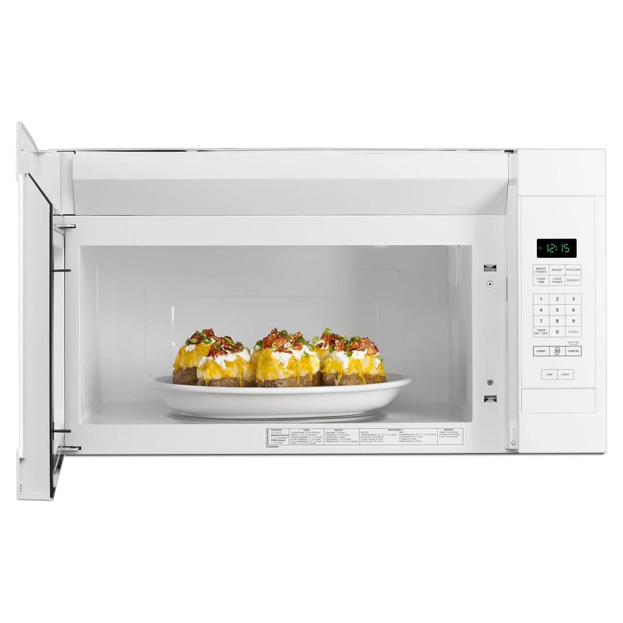 Amana Four à micro ondes à hotte intégrée de 30 po, 1.6 pi cu - Image 13