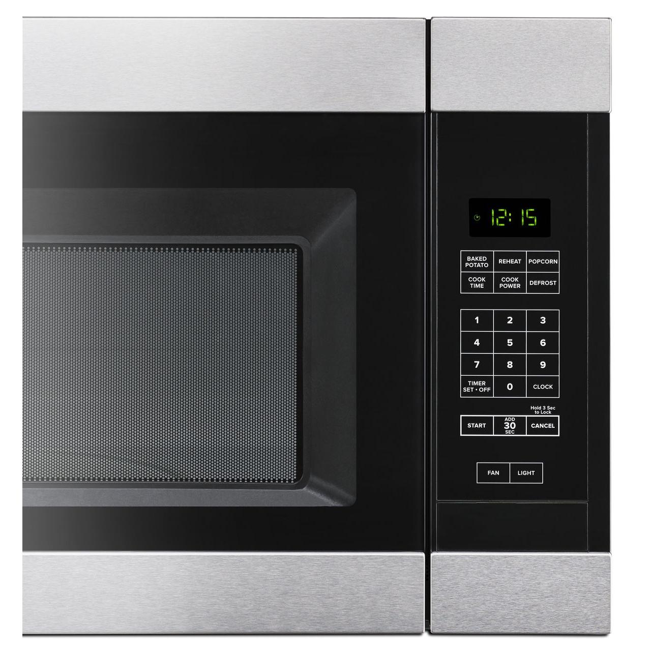 Amana Four à micro ondes à hotte intégrée de 30 po, 1.6 pi cu - Image 3