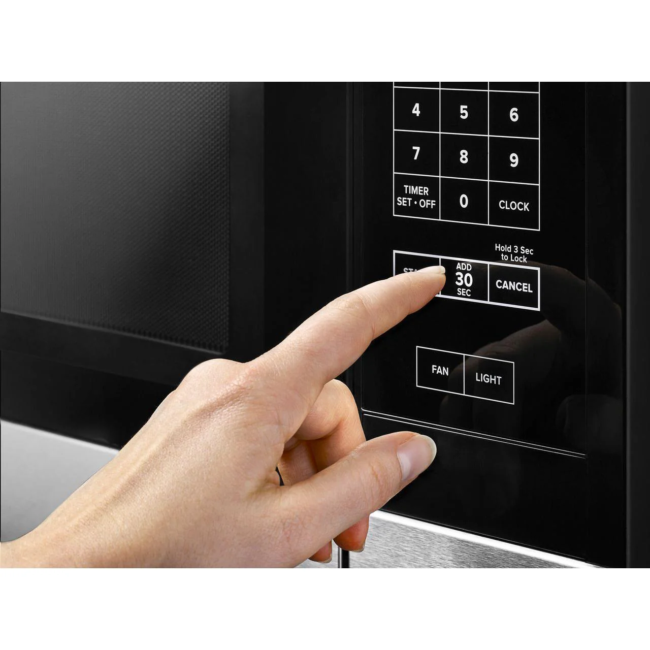 Amana Four à micro ondes à hotte intégrée de 30 po, 1.6 pi cu - Image 9