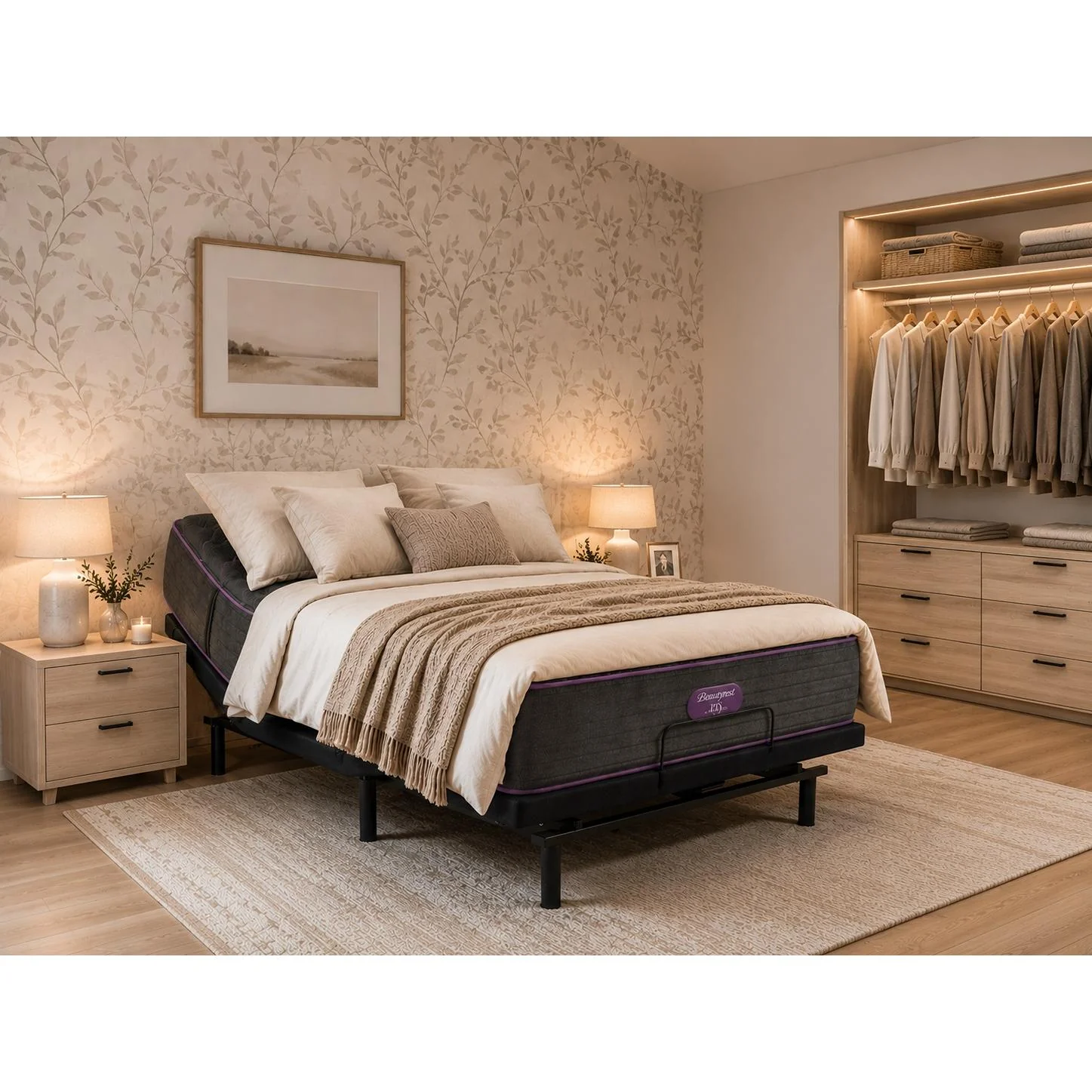 Beautyrest Matelas Evia mi ferme à plateau standard - Image 4