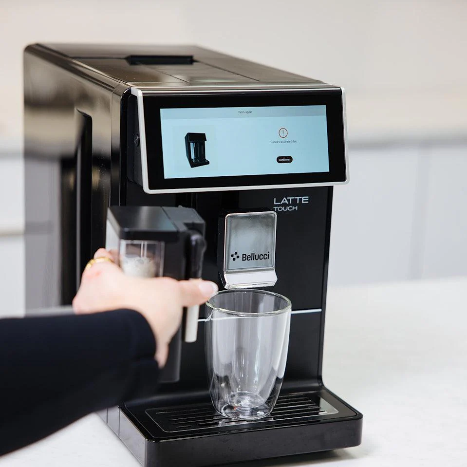 Bellucci Latte Touch machine espresso - Noir LATTETOUCHBLACK - Image 8