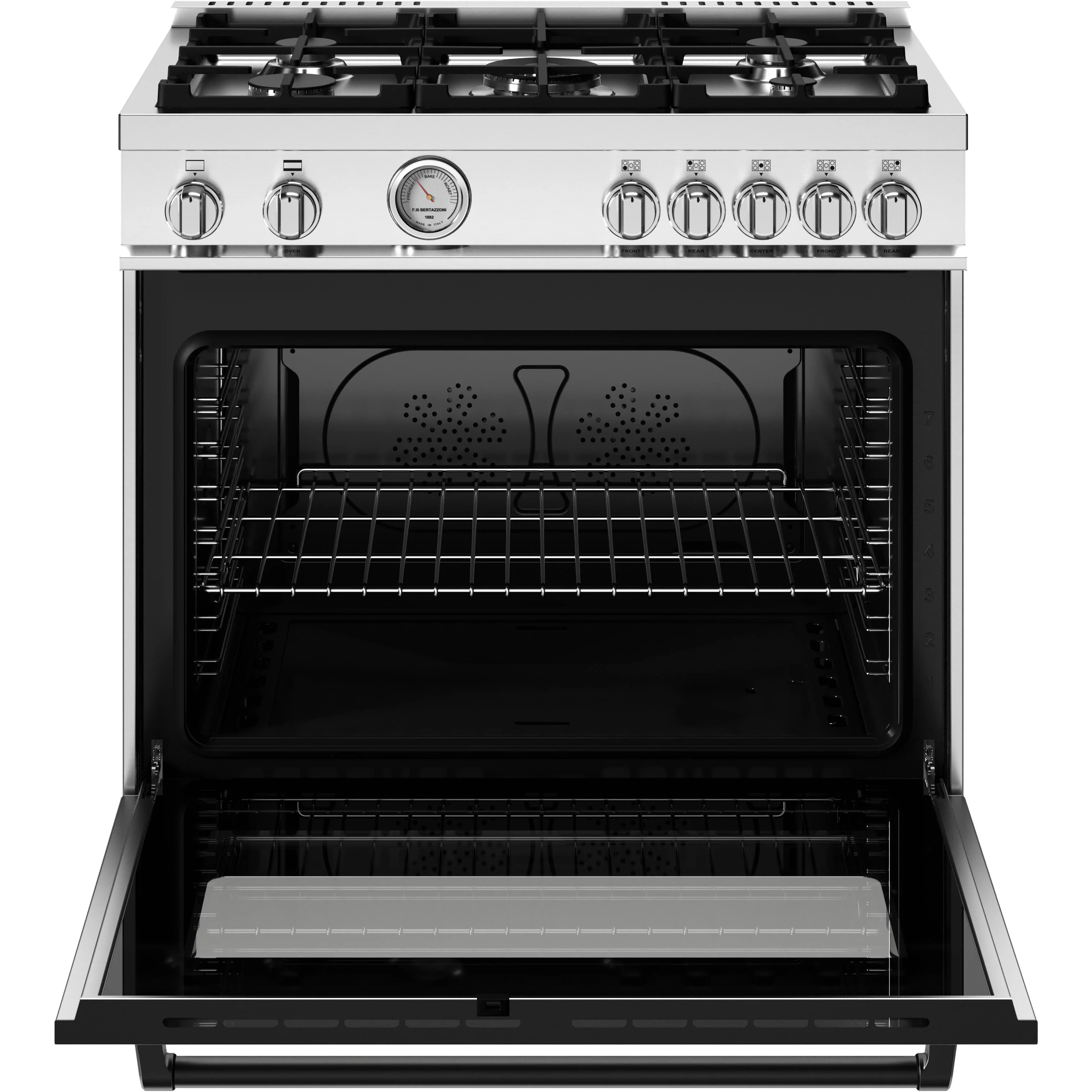 Bertazzoni Cuisinière amovible à gaz de 36 pouces MAS365GASXV - Image 2