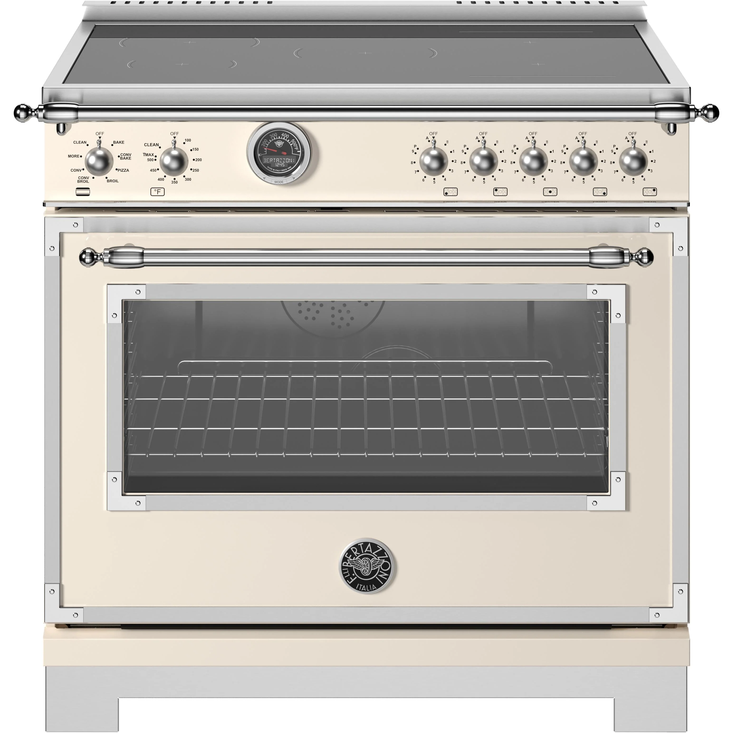 Bertazzoni Cuisinière amovible à induction de 36 pouces HER365ICFEPAVT