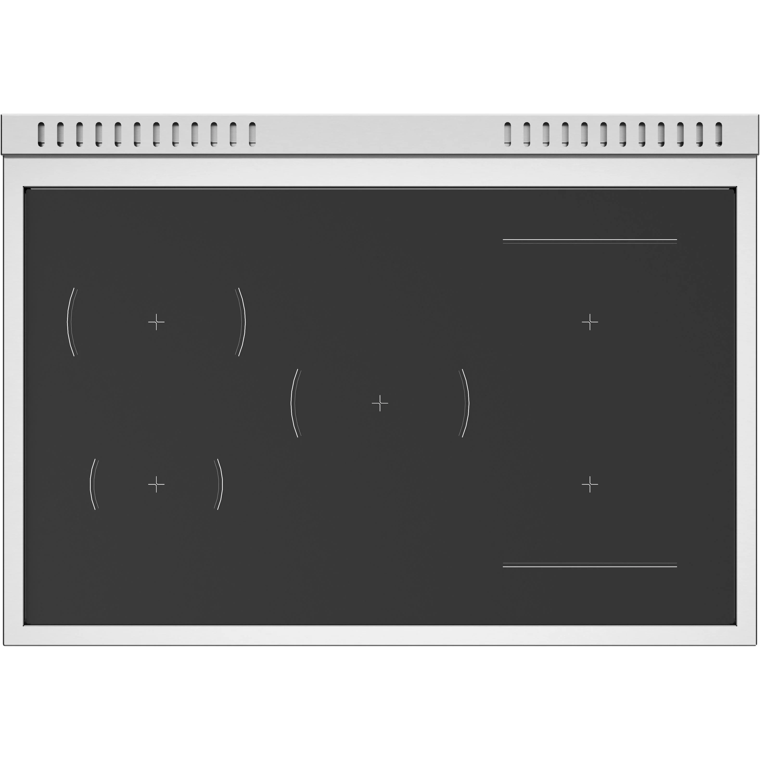 Bertazzoni Cuisinière amovible à induction de 36 pouces HER365ICFEPNET - Image 3