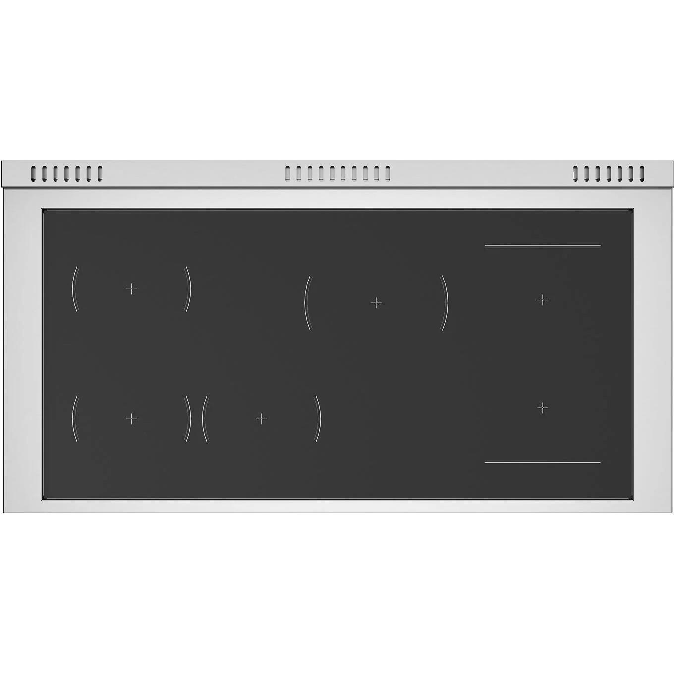 Bertazzoni Cusinière autoportante à induction de 48 pouces avec 6 éléments MAS486INMXV - Image 2