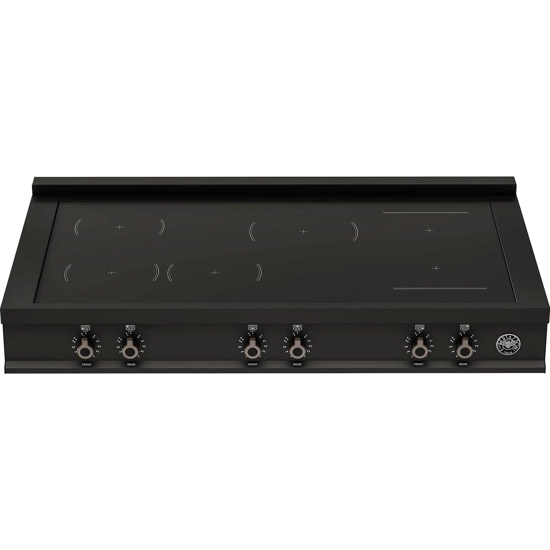 Bertazzoni Dessus de cuisinière à induction de 48 pouces avec 6 éléments PRO48RT6ICAT
