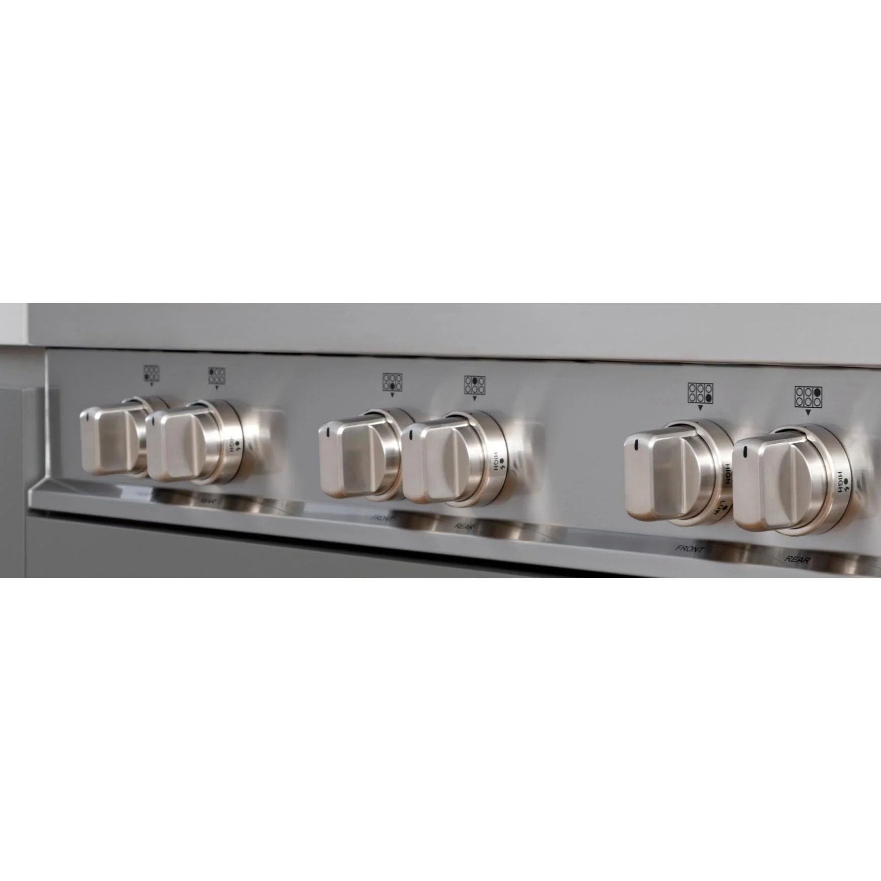 Bertazzoni Dessus de cuisinière encastré à gaz de 36 po. avec 6 brûleurs MAST366RTBXT - Image 3