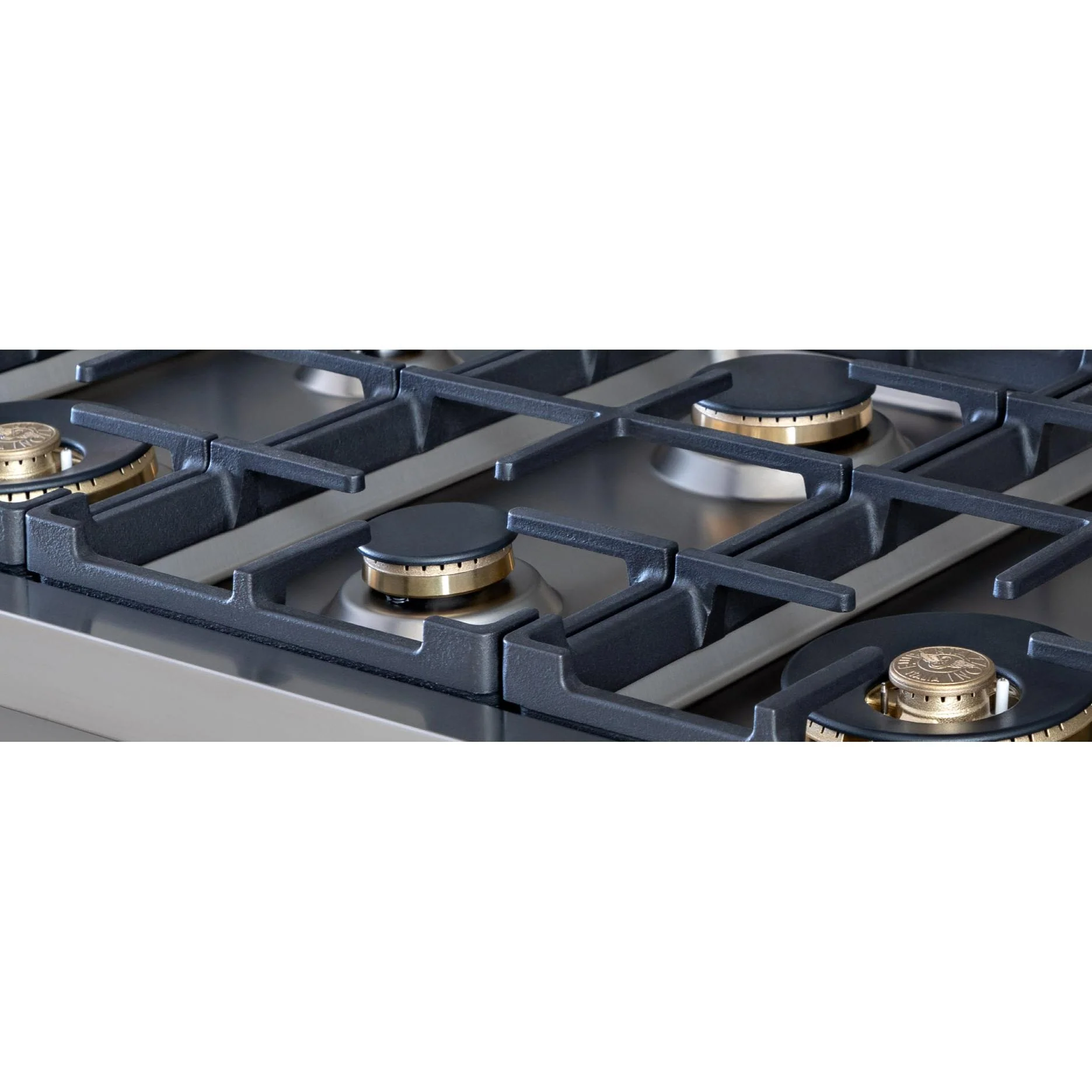 Bertazzoni Dessus de cuisinière encastrée à bi-énergie de 48 po. avec plaque chauffante électrique PROF486GRTBXT - Image 4