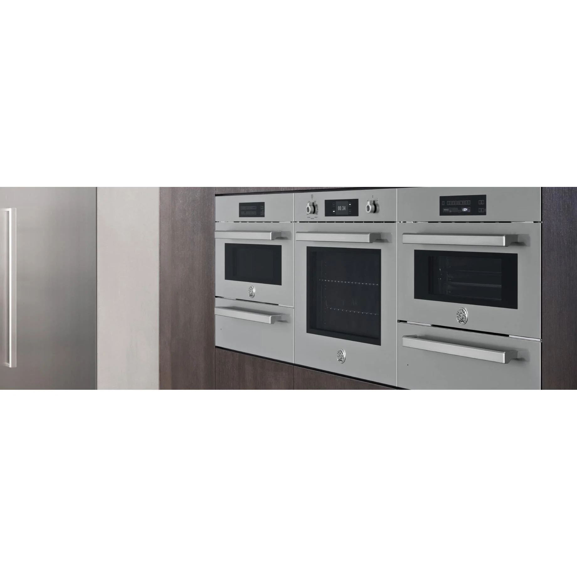 Bertazzoni Four mural simple à cuisson rapide encastré de 30 po., 1,34 pi.cu. avec technologie convection PROF30SOEX - Image 3