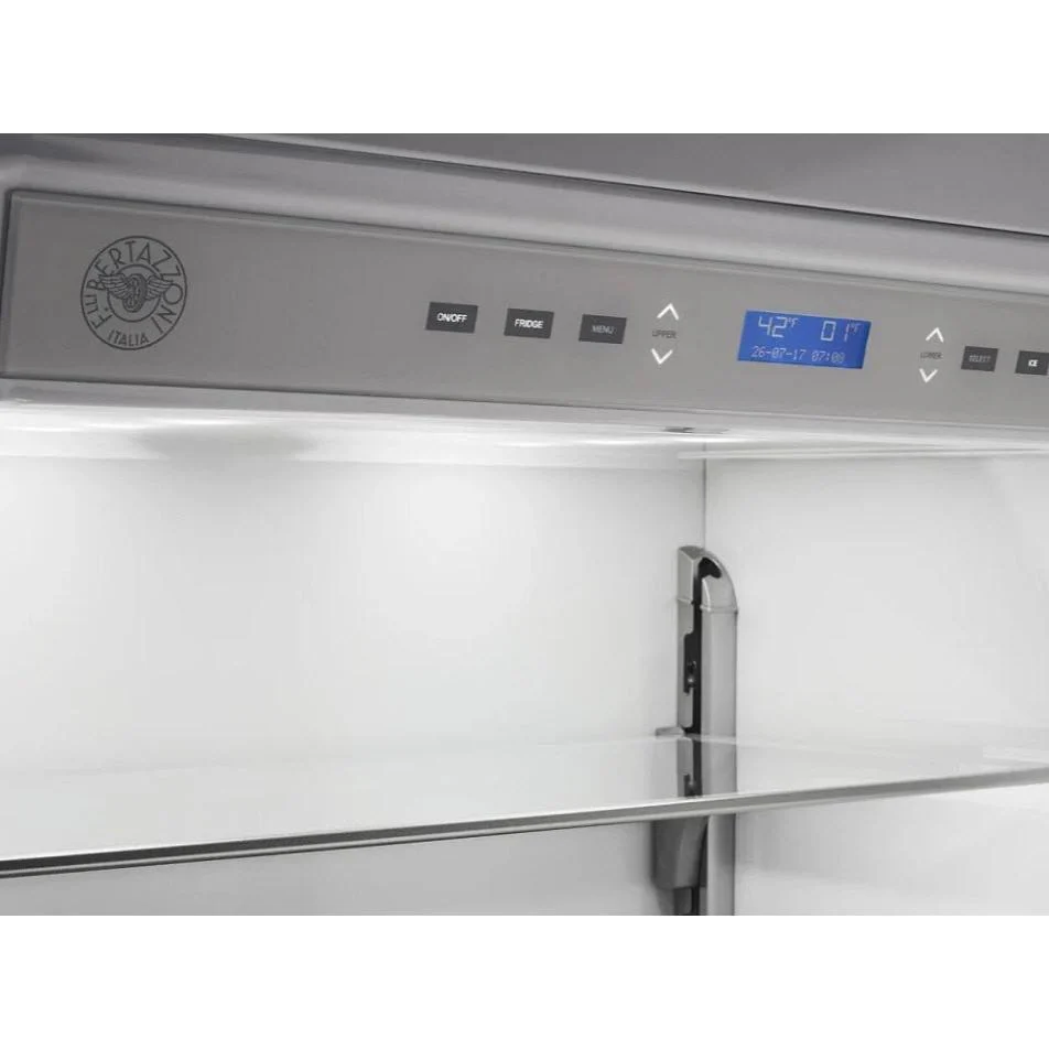 Bertazzoni Réfrigérateur à congélateur inférieur intégré de 30 pouces, 15,5 pi. cu. avec affichage numérique REF30BMBIPRT - Image 3