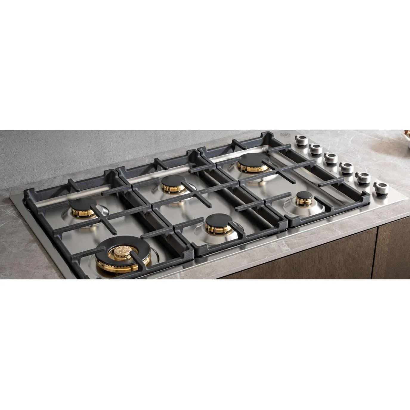 Bertazzoni Table de cuisson encastrée à gaz de 36 po PROF366QBXT - Image 4