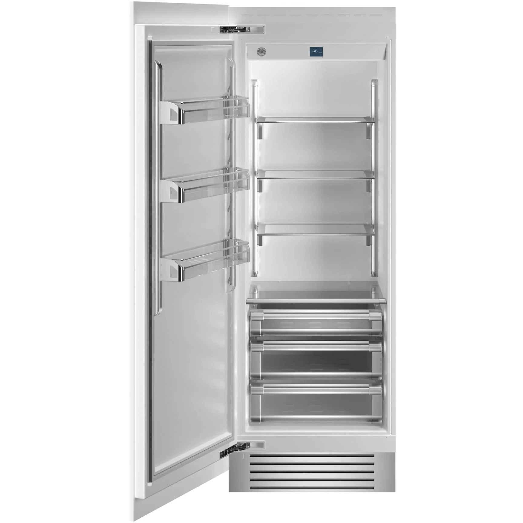 Bertazzoni Tout réfrigérateur intégré de 30 po, 17,4 pi cu avec éclairage DEL REF30RCPIXL/23 - Image 2