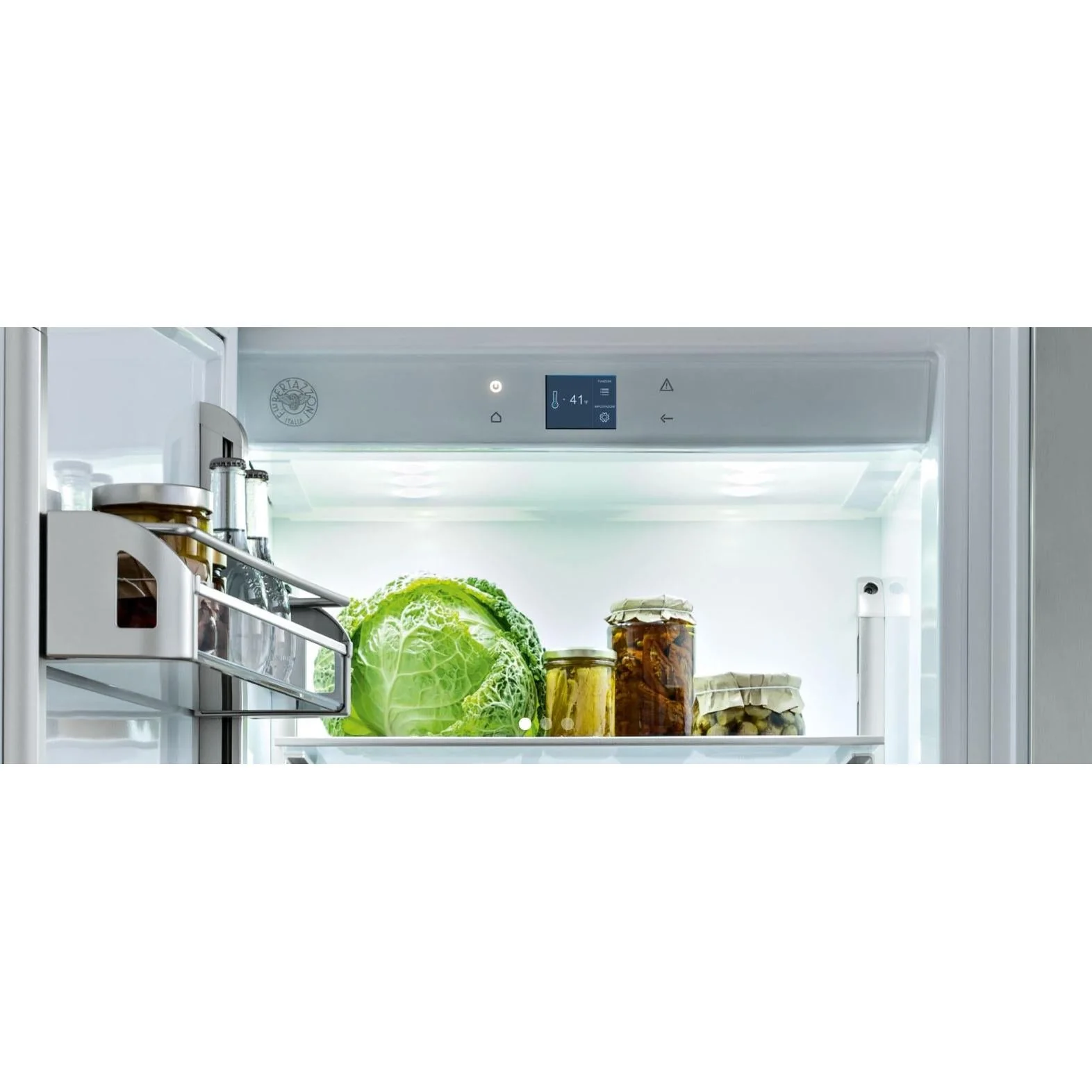 Bertazzoni Tout réfrigérateur intégré de 30 po, 17,4 pi cu avec éclairage DEL REF30RCPIXL/23 - Image 3