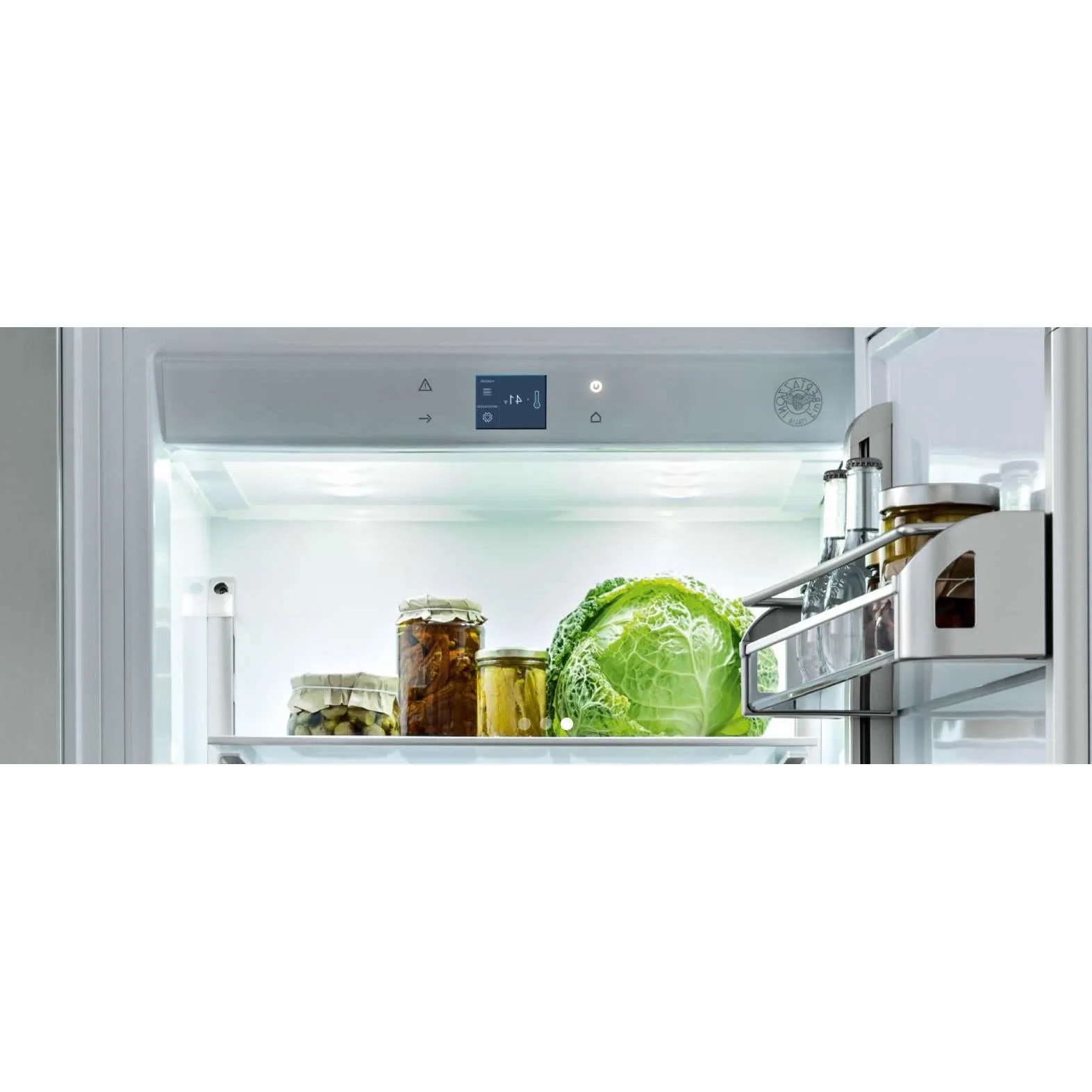 Bertazzoni Tout réfrigérateur intégré de 30 po, 17,4 pi cu avec éclairage DEL REF30RCPRR/23 - Image 2