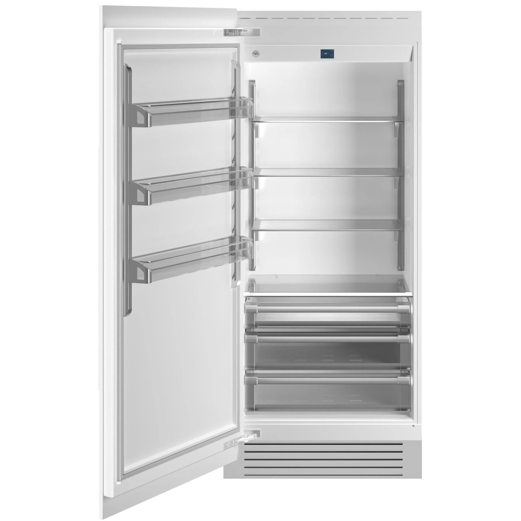 Bertazzoni Tout réfrigérateur intégré de 36 po, 21,5 pi cu avec éclairage DEL REF36RCPIXL/23 - Image 2