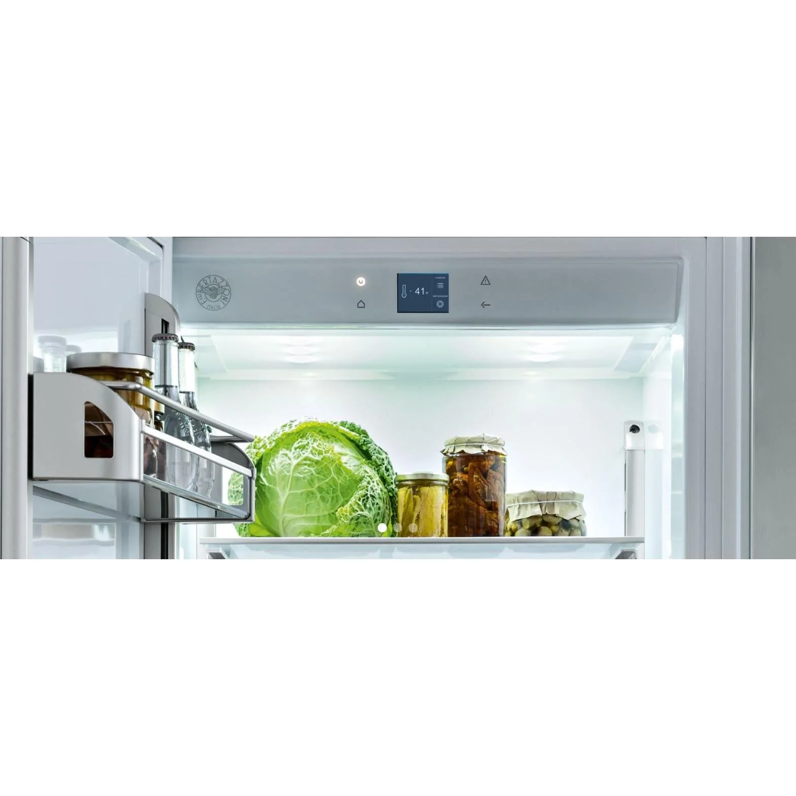 Bertazzoni Tout réfrigérateur intégré de 36 po, 21,5 pi cu avec éclairage DEL REF36RCPIXL/23 - Image 3