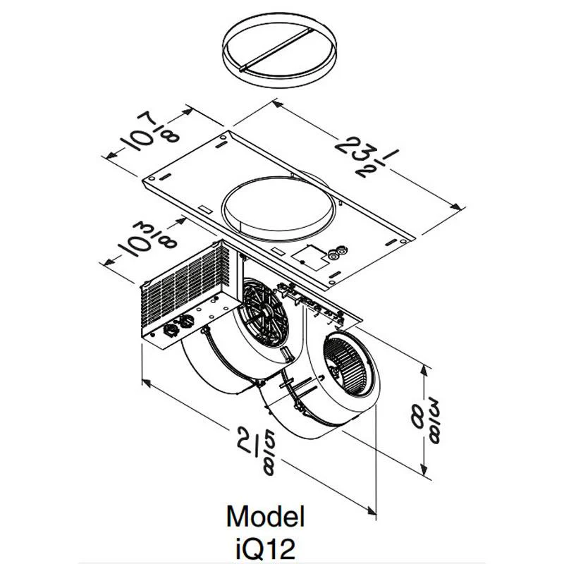 Best Moteur à hotte interne de 1200 PCM IQ12 - Image 2