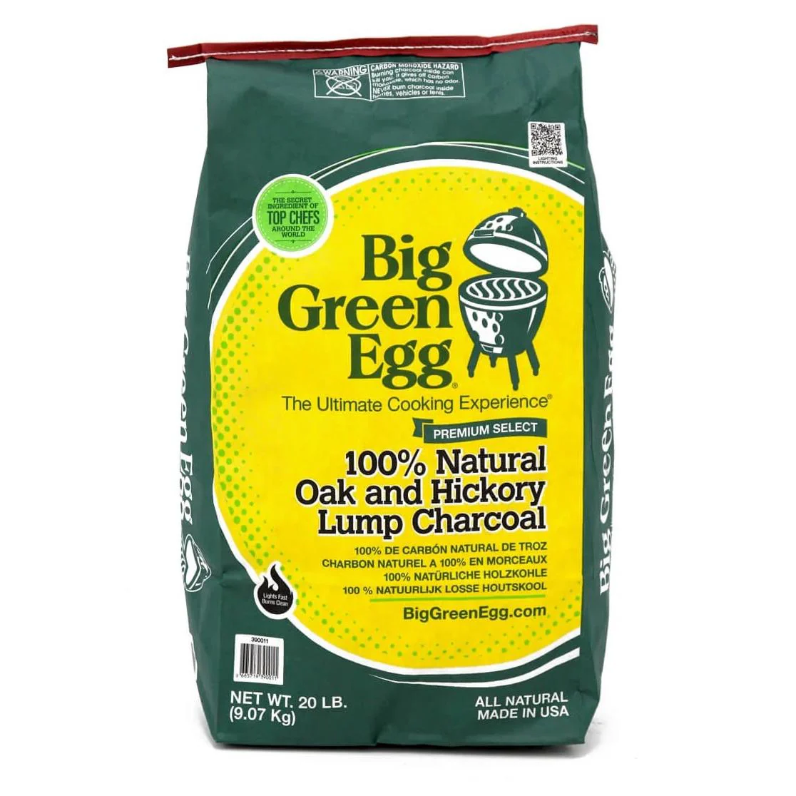 Big Green Egg Combustibles pour cuisson extérieur Charbon 127907