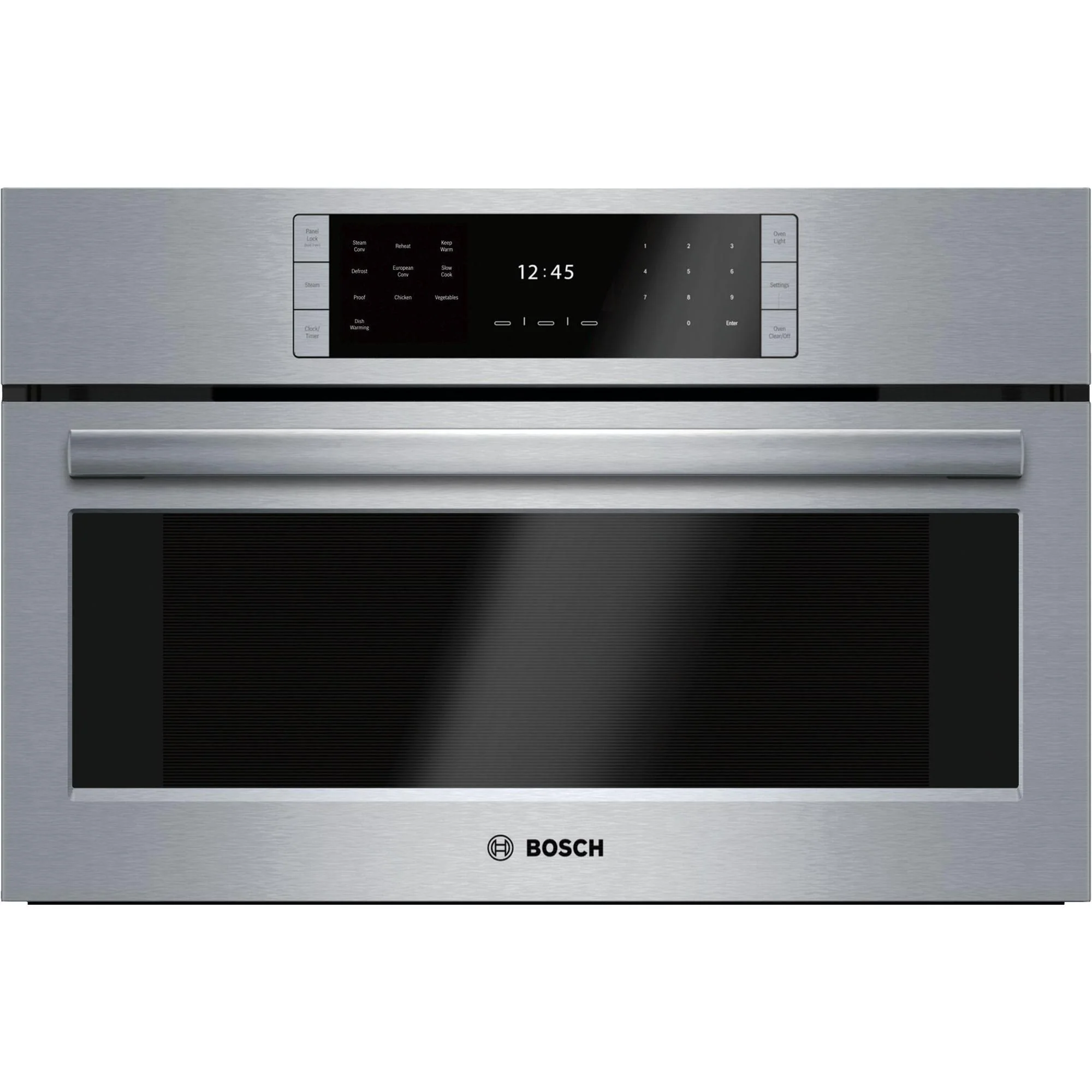 Bosch Four à vapeur simple de 30 po, 1,4 pi cu avec convection HSLP451UC