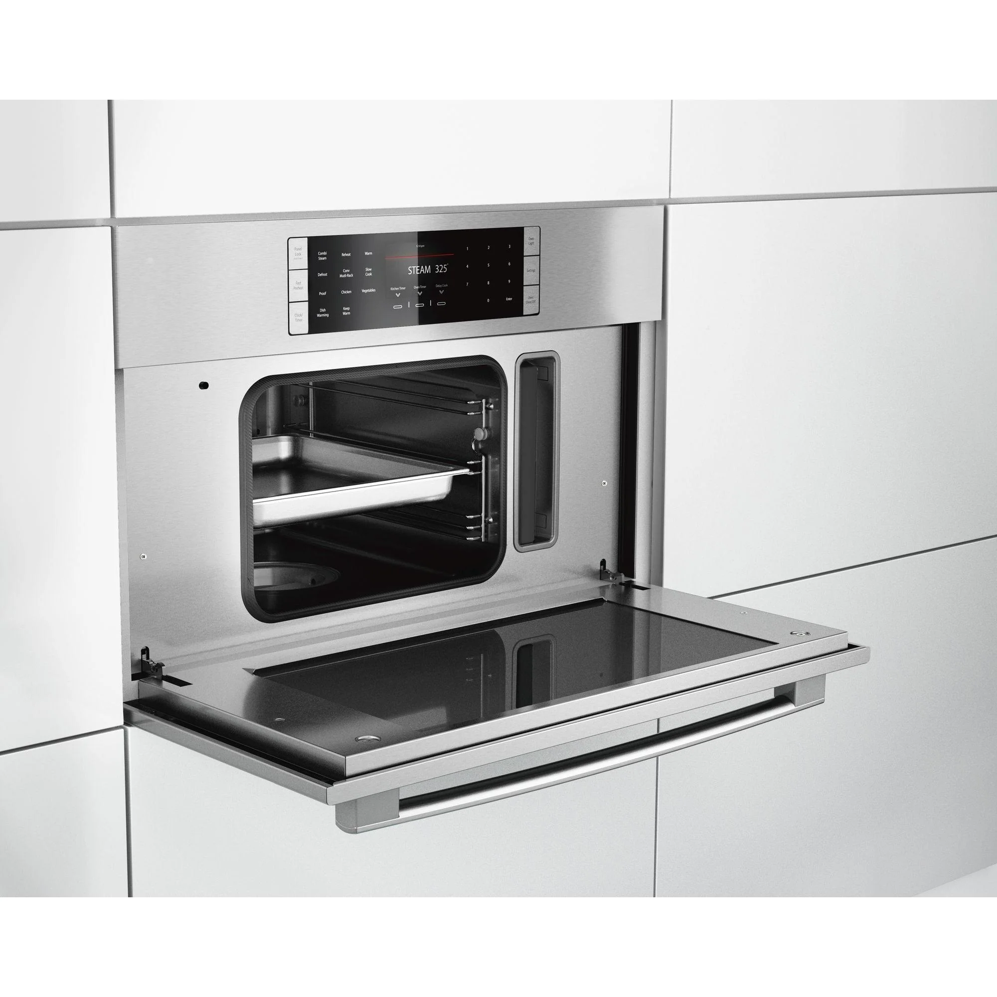 Bosch Four à vapeur simple de 30 po, 1,4 pi cu avec convection HSLP451UC - Image 3