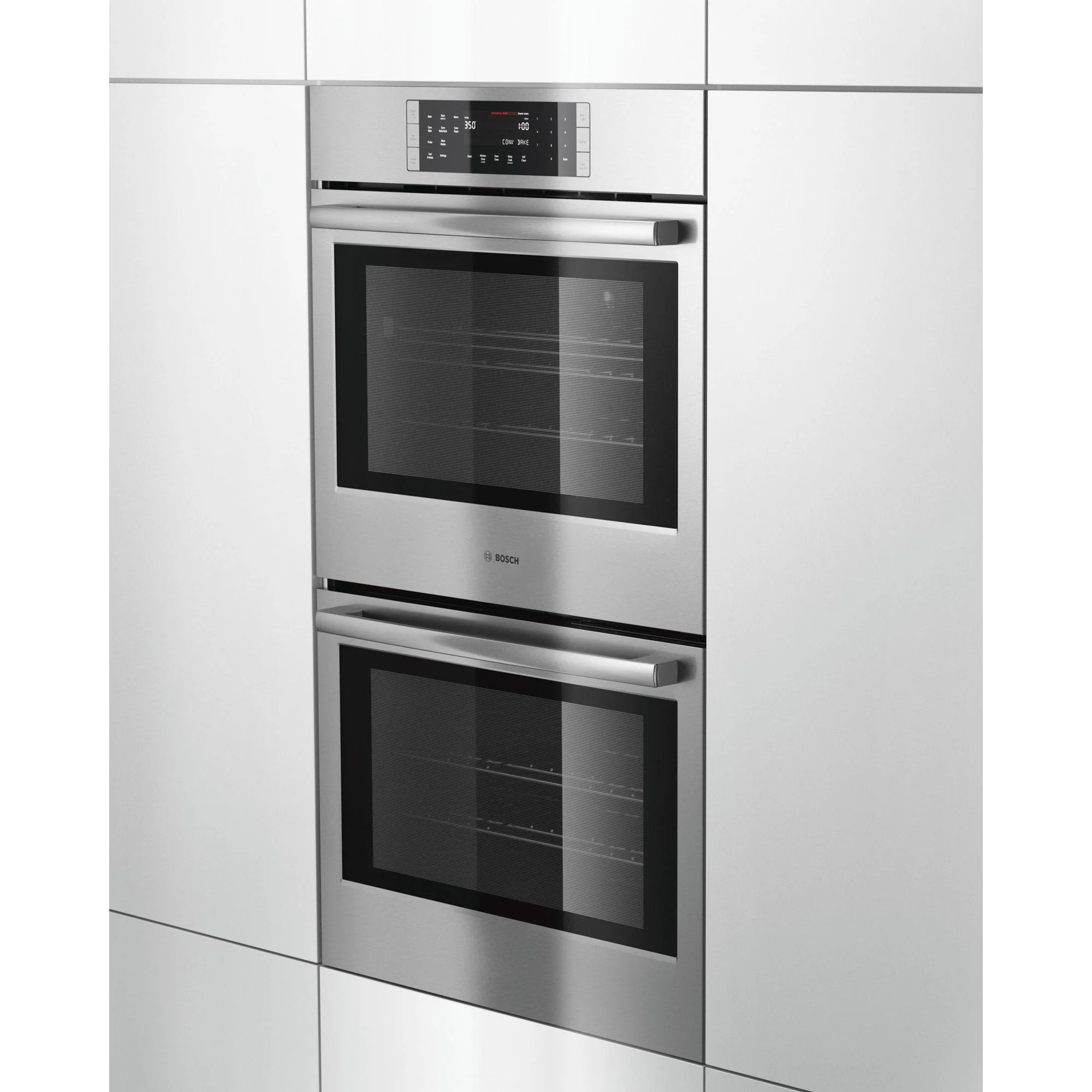 Bosch Four mural encastré double de 30 po, 9,2 pi cu avec convection HBL8651UC - Image 5