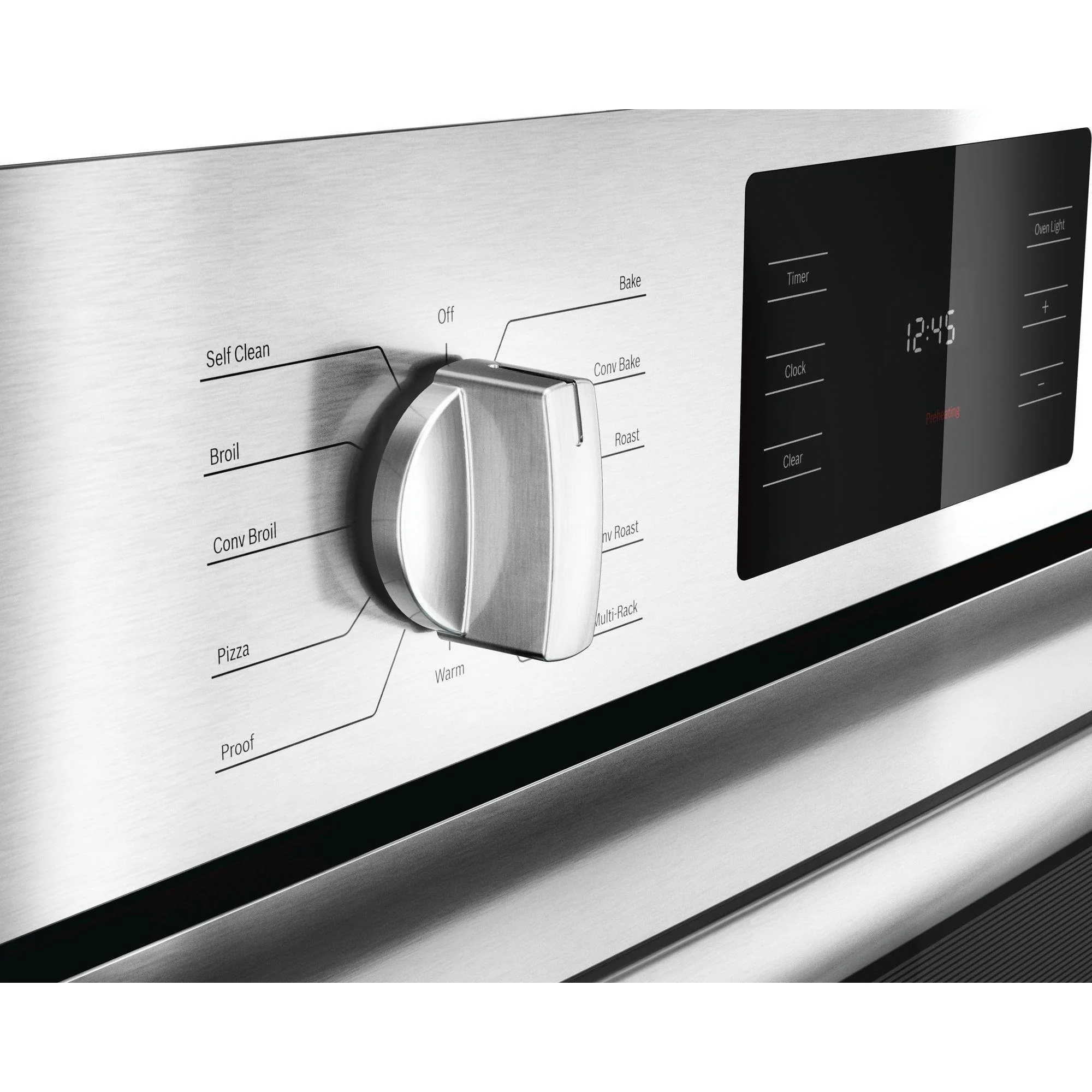 Bosch Four mural encastré simple de 30 po, 4,6 pi cu avec convection HBL5451UC - Image 4
