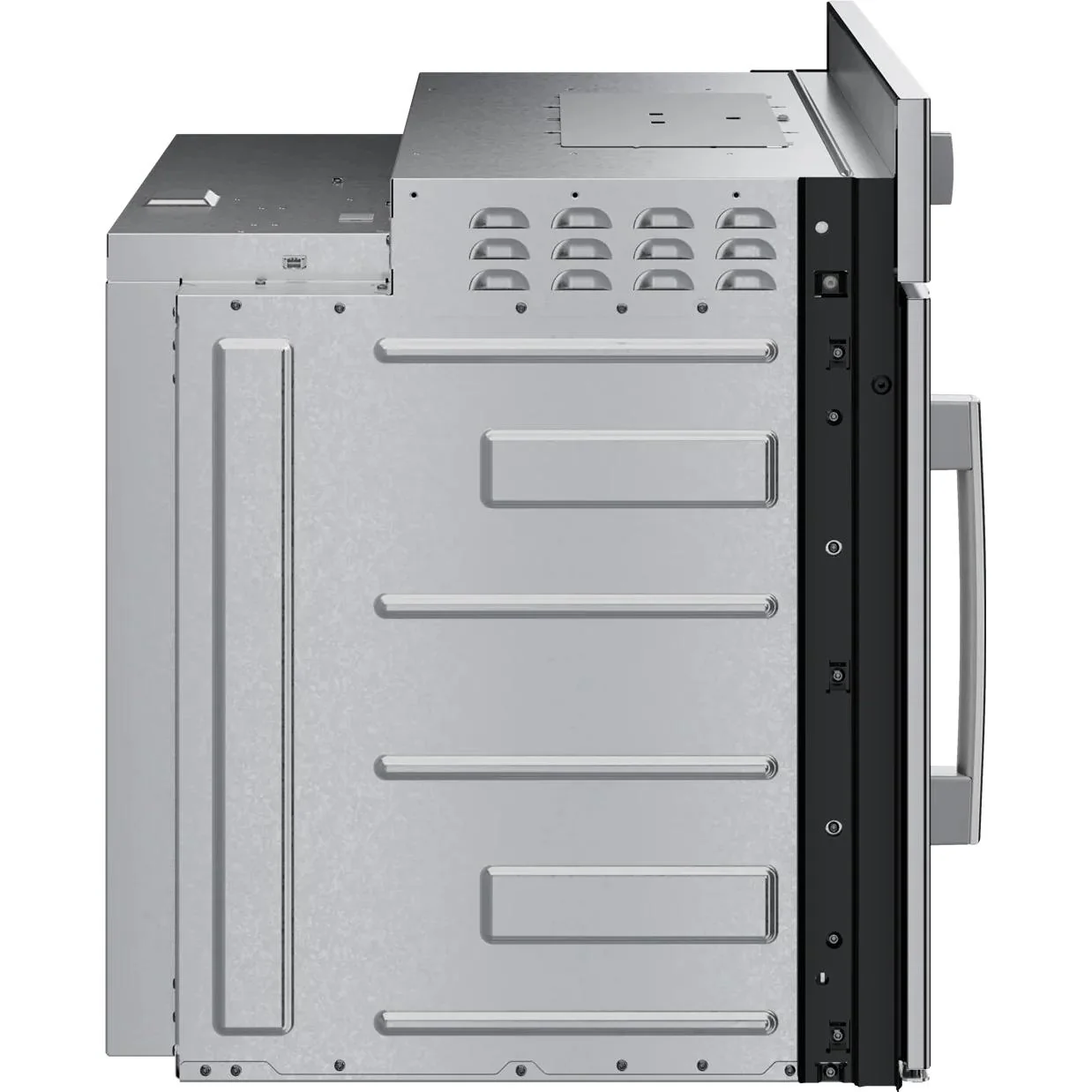 Bosch Four mural encastré simple de 30 pouces, 4,6 pi. cu. avec technologie convection - Porte ouverture à droite HBL5455RUC - Image 8