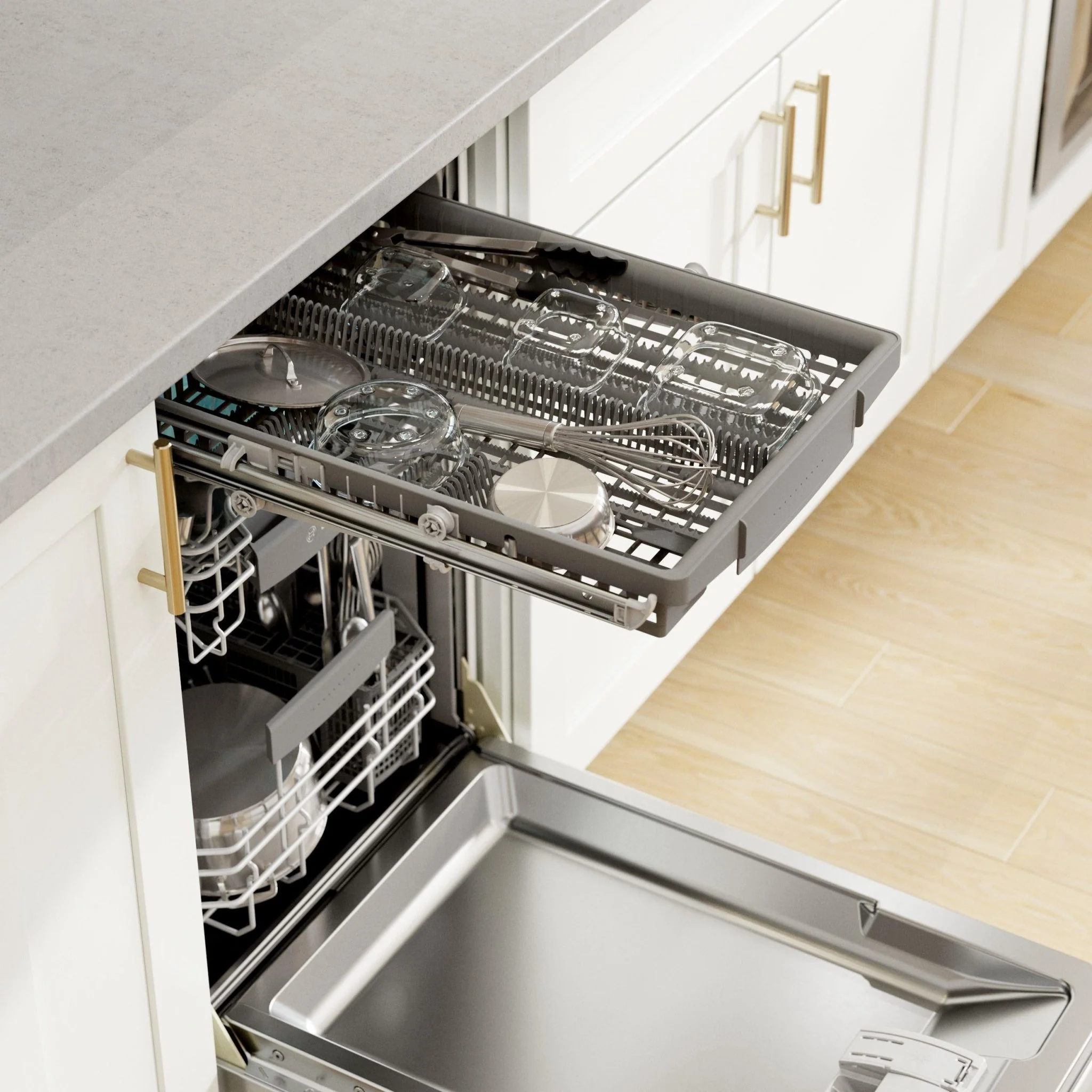 Bosch Lave-vaisselle encastrable, série 800, poignée encastrée, conforme à l'ADA SPE68C75UC - Image 15