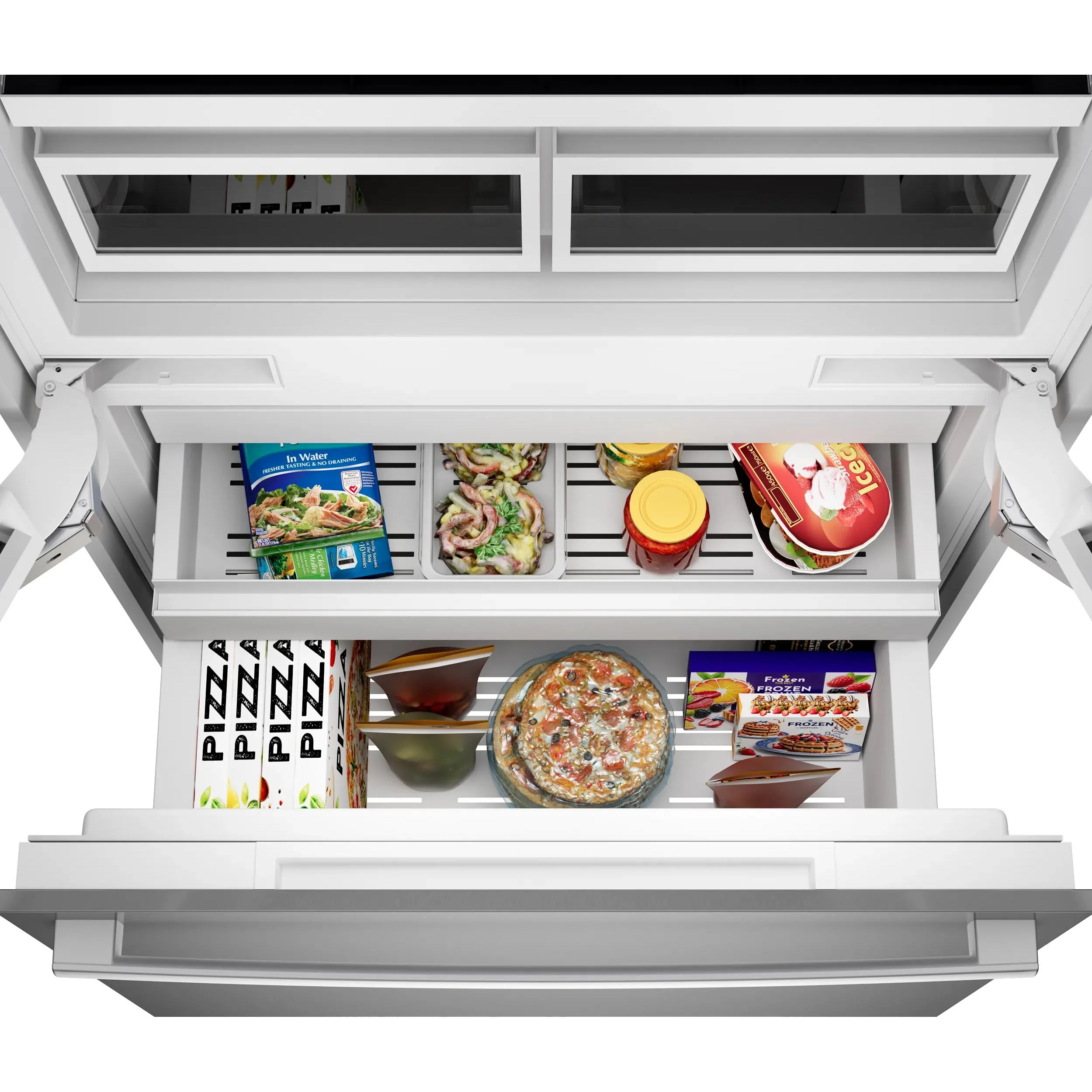 Bosch Réfrigérateur à congélateur inférieur intégré de 36 po., 20.1 pi.cu. avec connectivité Wi-Fi B36BT130NS - Image 16