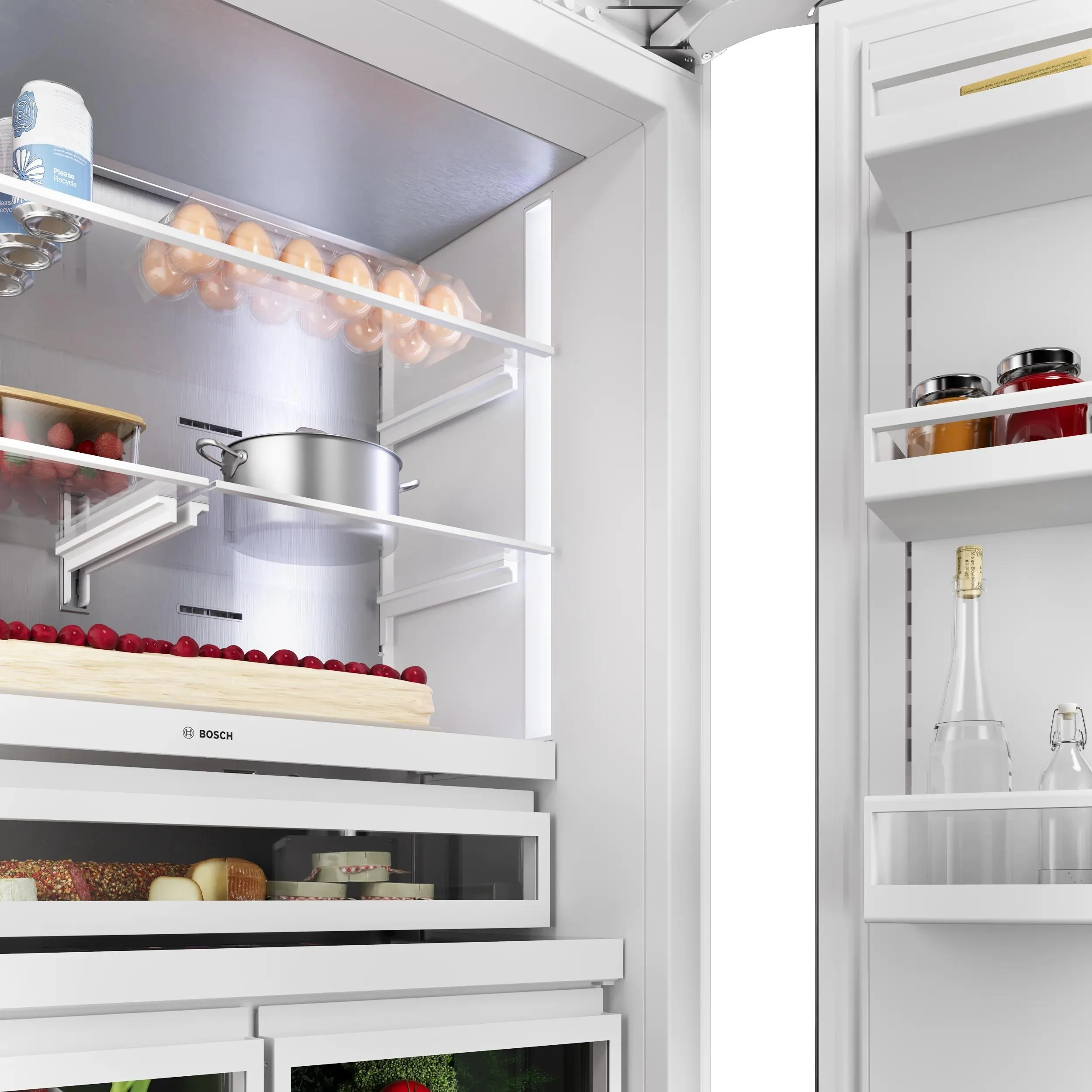 Bosch Réfrigérateur à congélateur inférieur intégré de 36 po., 20.1 pi.cu. avec connectivité Wi-Fi B36BT130NS - Image 17