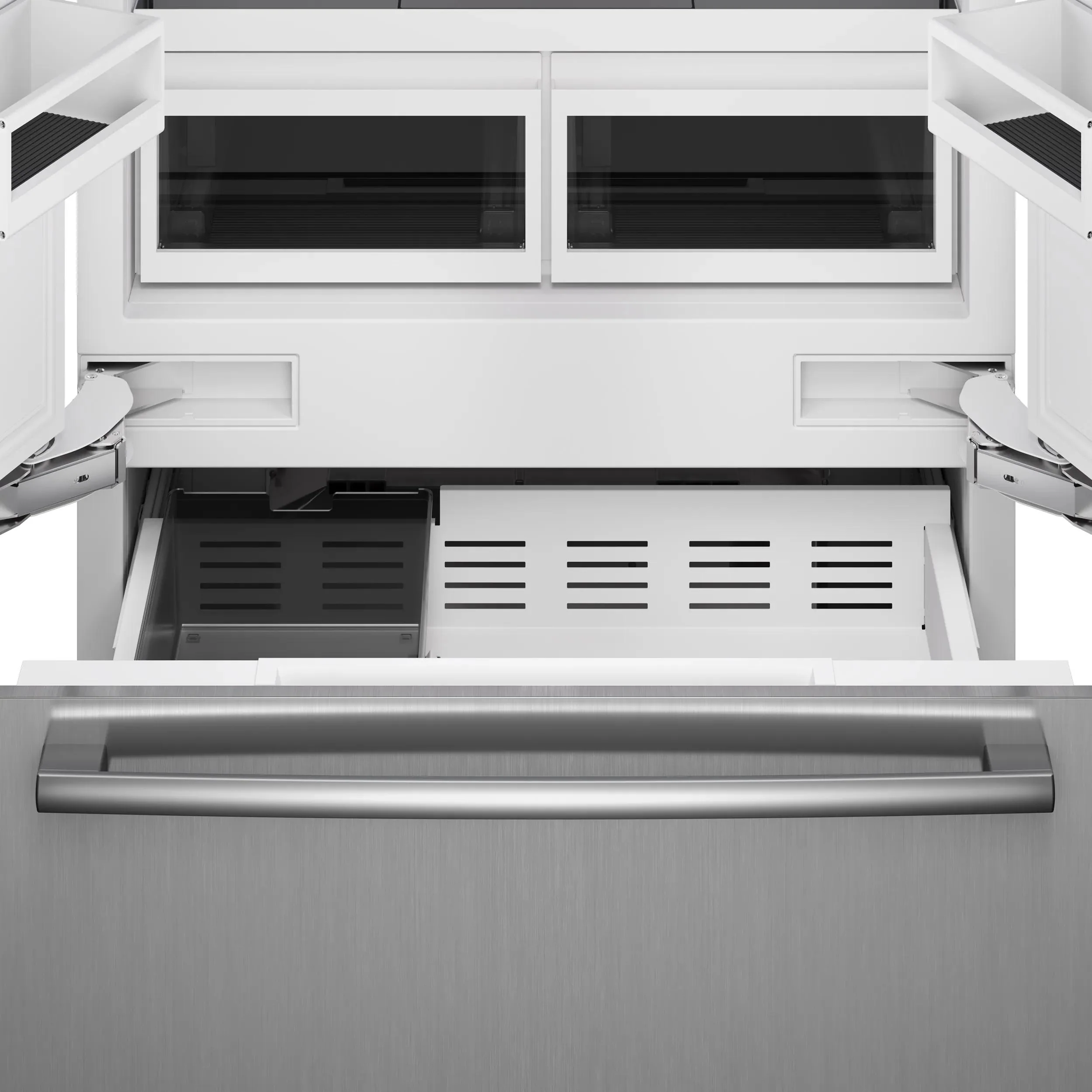 Bosch Réfrigérateur à congélateur inférieur intégré de 36 po., 20.1 pi.cu. avec connectivité Wi-Fi B36BT130NS - Image 3
