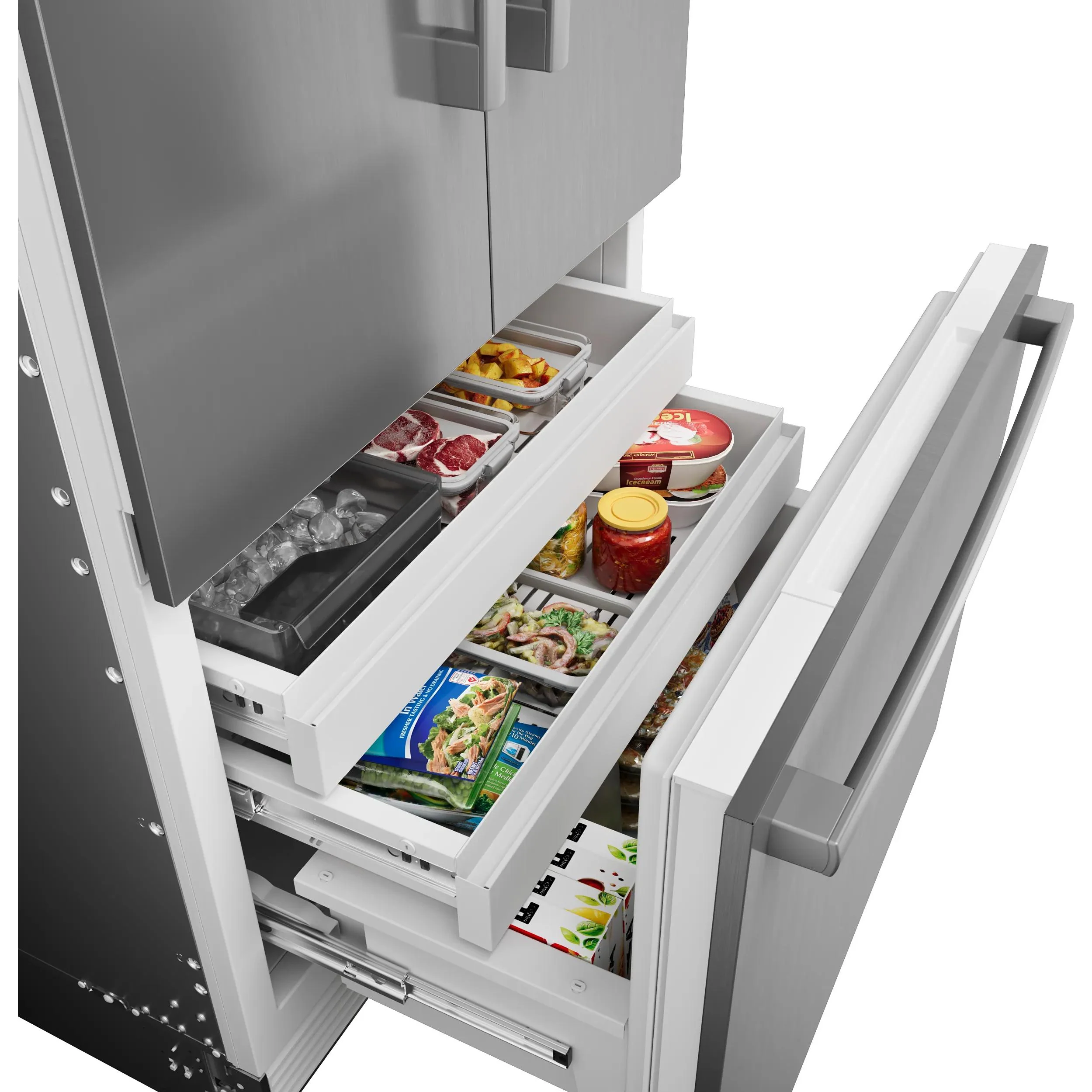 Bosch Réfrigérateur à congélateur inférieur intégré de 36 po., 20.1 pi.cu. avec connectivité Wi-Fi B36BT130NS - Image 5