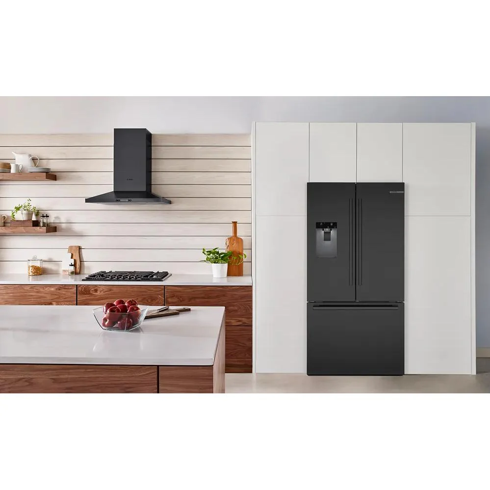 Bosch Réfrigérateur trois portes avec porte à deux battants à profondeur de comptoir de 36 pouces, 21,6 pi. cu. avec distributeur d'eau et de glaçons B36CD52SNB - Image 17
