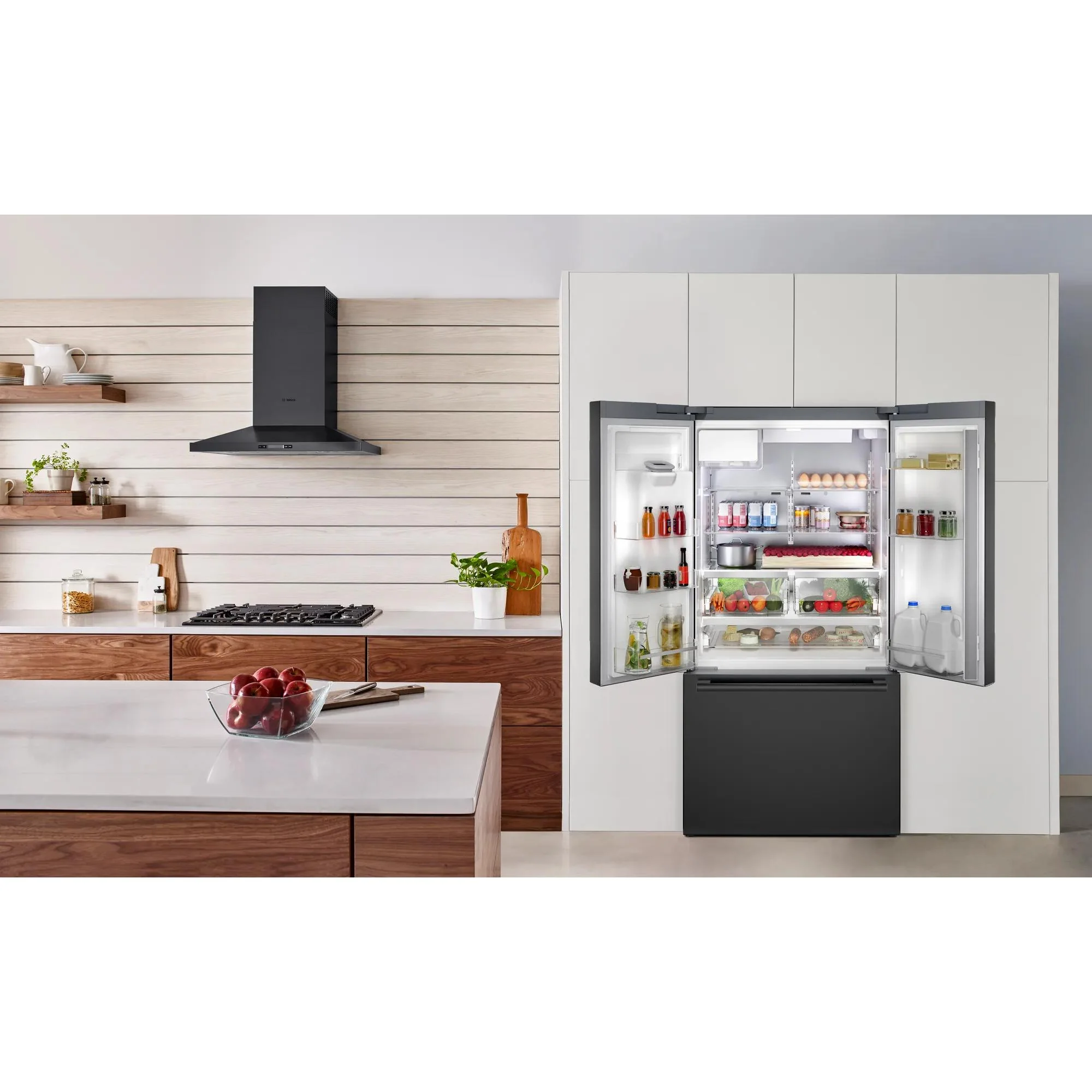 Bosch Réfrigérateur à portes françaises avec congélateur en bas, 36 pouces, série 500 B36FD52SNB - Image 19
