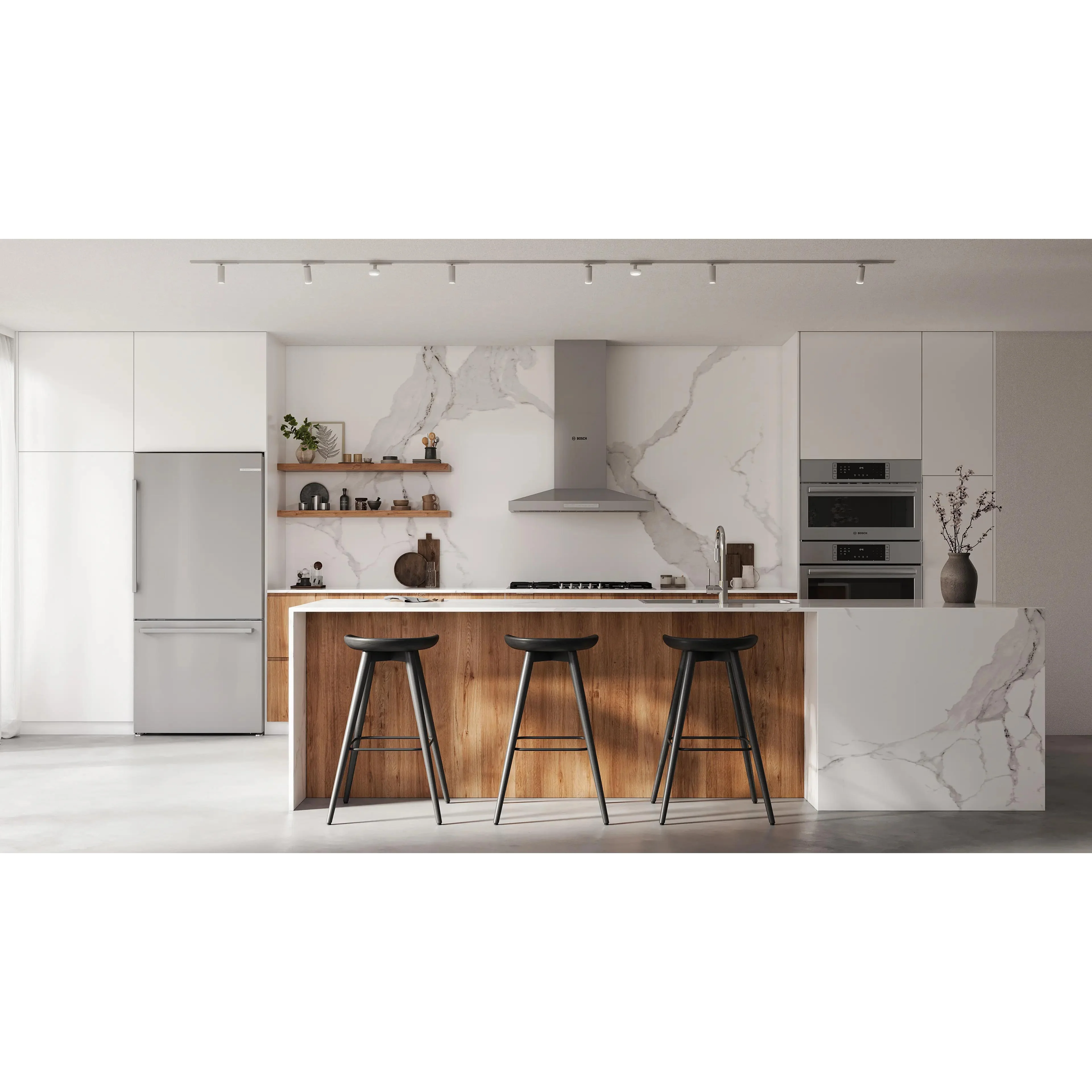 Bosch Réfrigérateur congélateur inférieur B33CM10SNS - Image 18