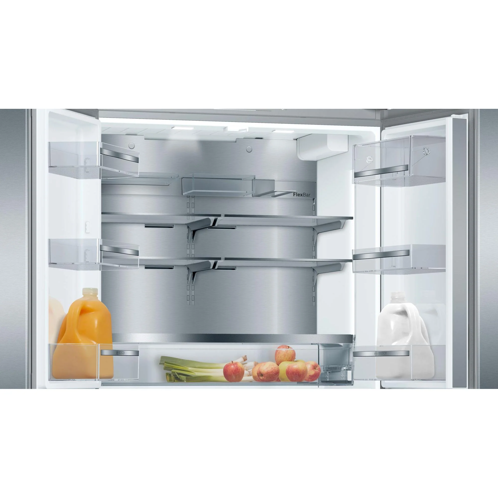 Bosch Réfrigérateur quatre portes avec porte à deux battants à profondeur de comptoir de 36 po, 21 pi.cu. avec tiroir VitaFreshPro™ B36CL80SNS - Image 8