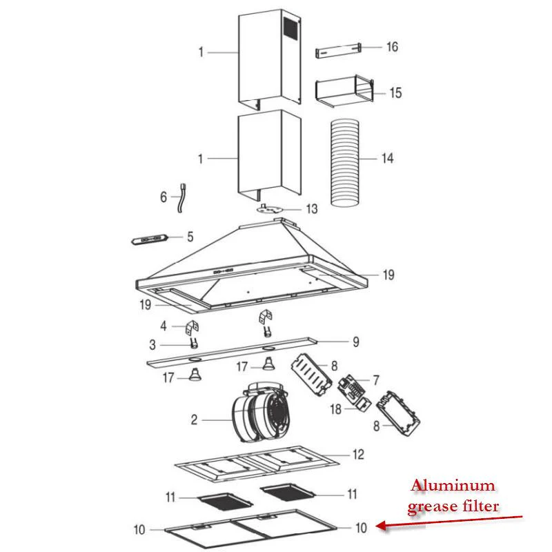 Broan Accessoires de ventilation Filtres S99010368 - Image 2