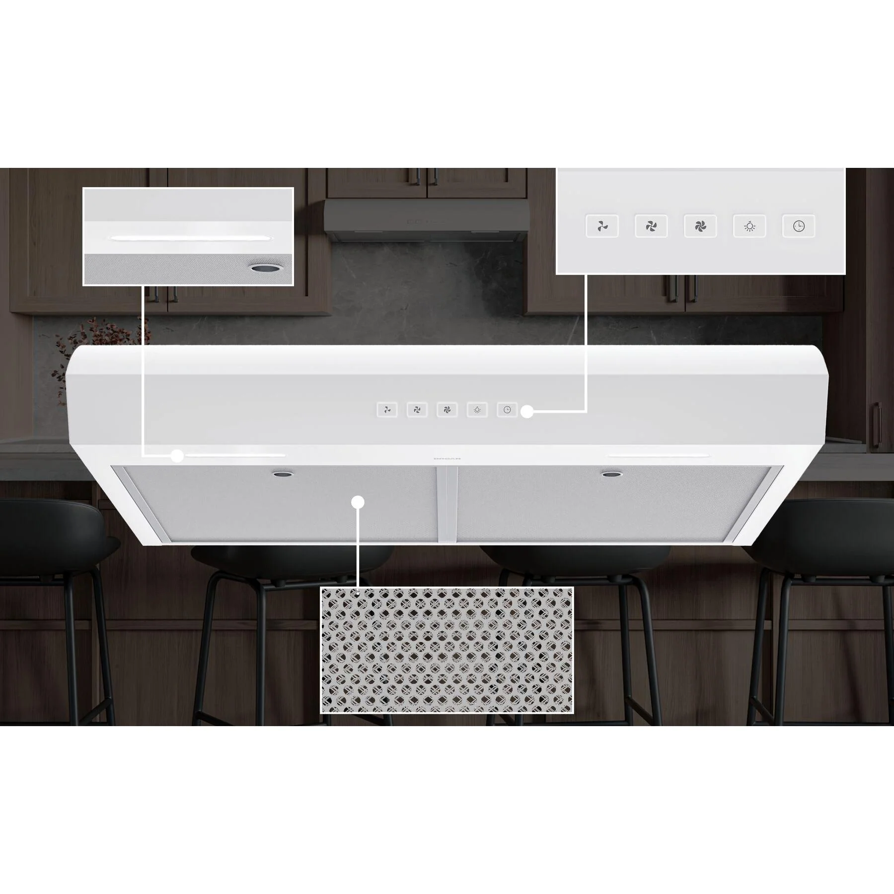 Broan Hotte de cuisinière sous le cabinet série Mantra MTR2 de 30 pouces - Image 4