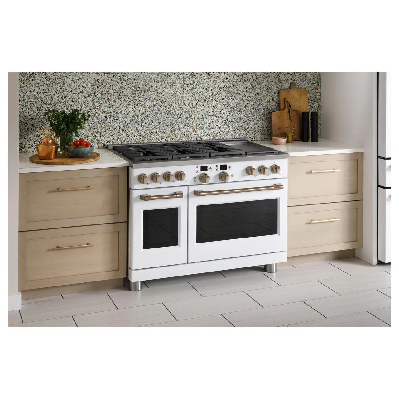 Café Cuisinière amovible à biénergie de 48 po avec 6 brûleurs et plaque chauffante C2Y486P4TW2 - Image 18