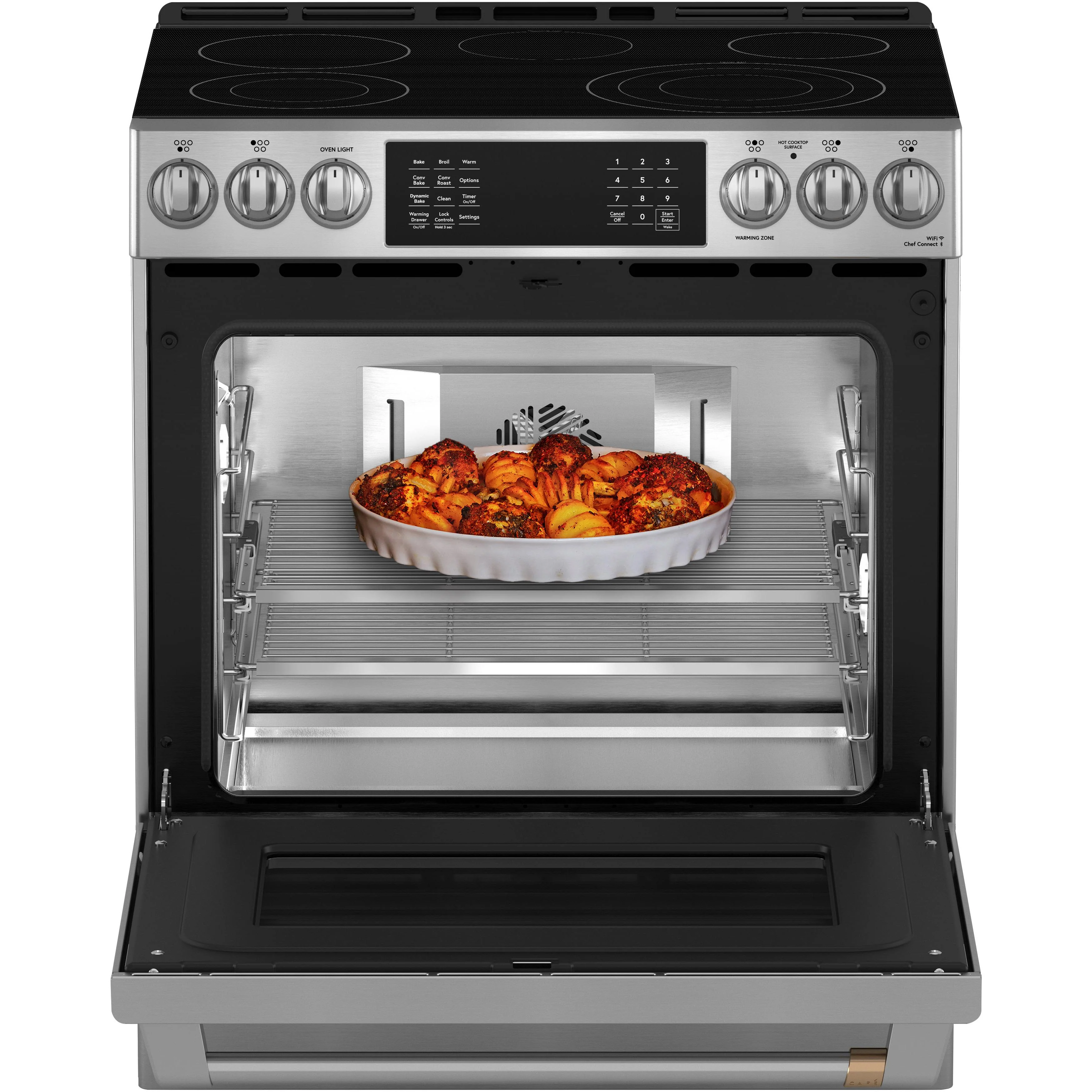 Café Cuisinière autonome électrique de 30 pouces avec Wi-Fi CRS70XAWCS1 - Image 2