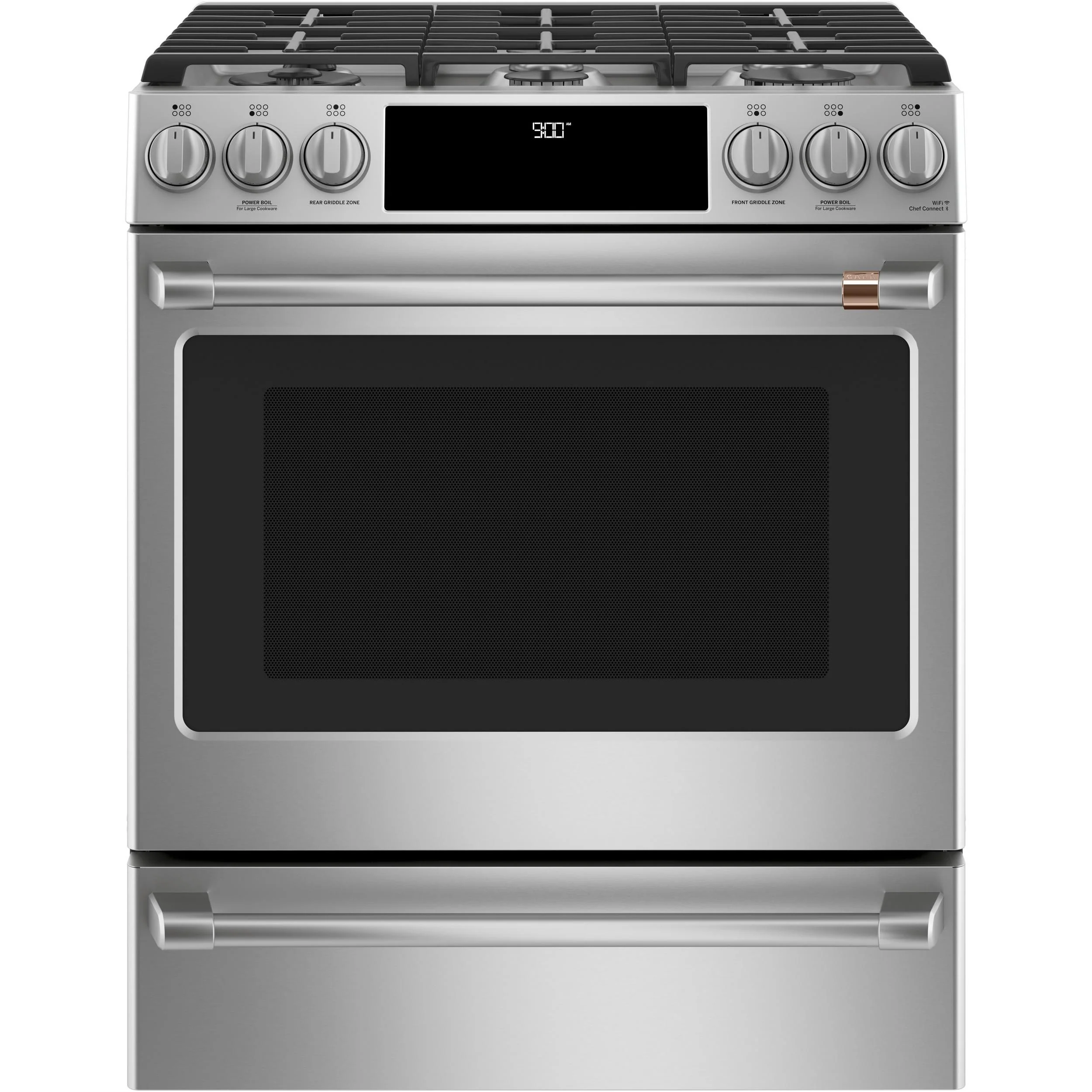 Café Cuisinière intégrée à biénergie de 30 po avec technologie convection CC2S900P2MS1