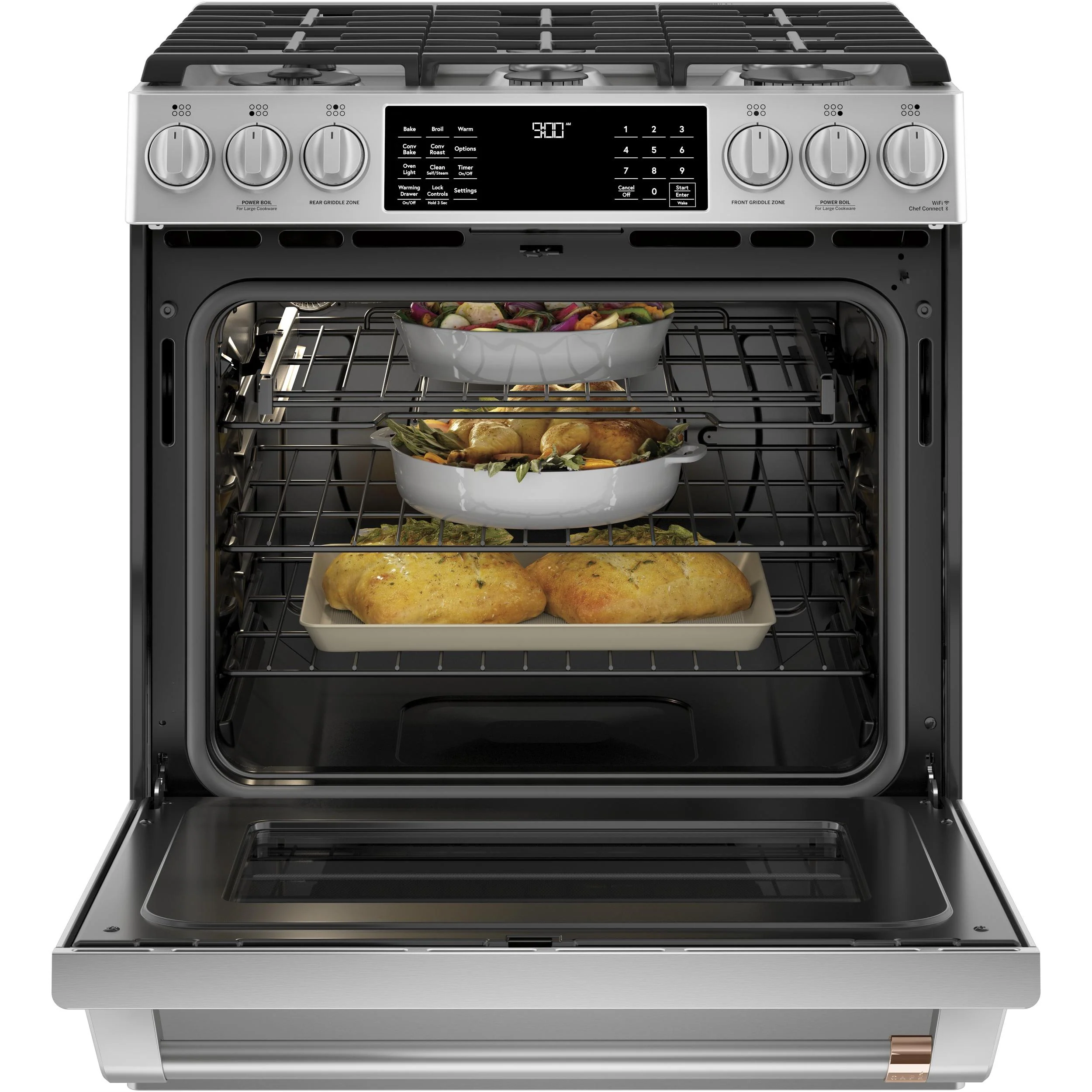 Café Cuisinière intégrée à biénergie de 30 po avec technologie convection CC2S900P2MS1 - Image 6