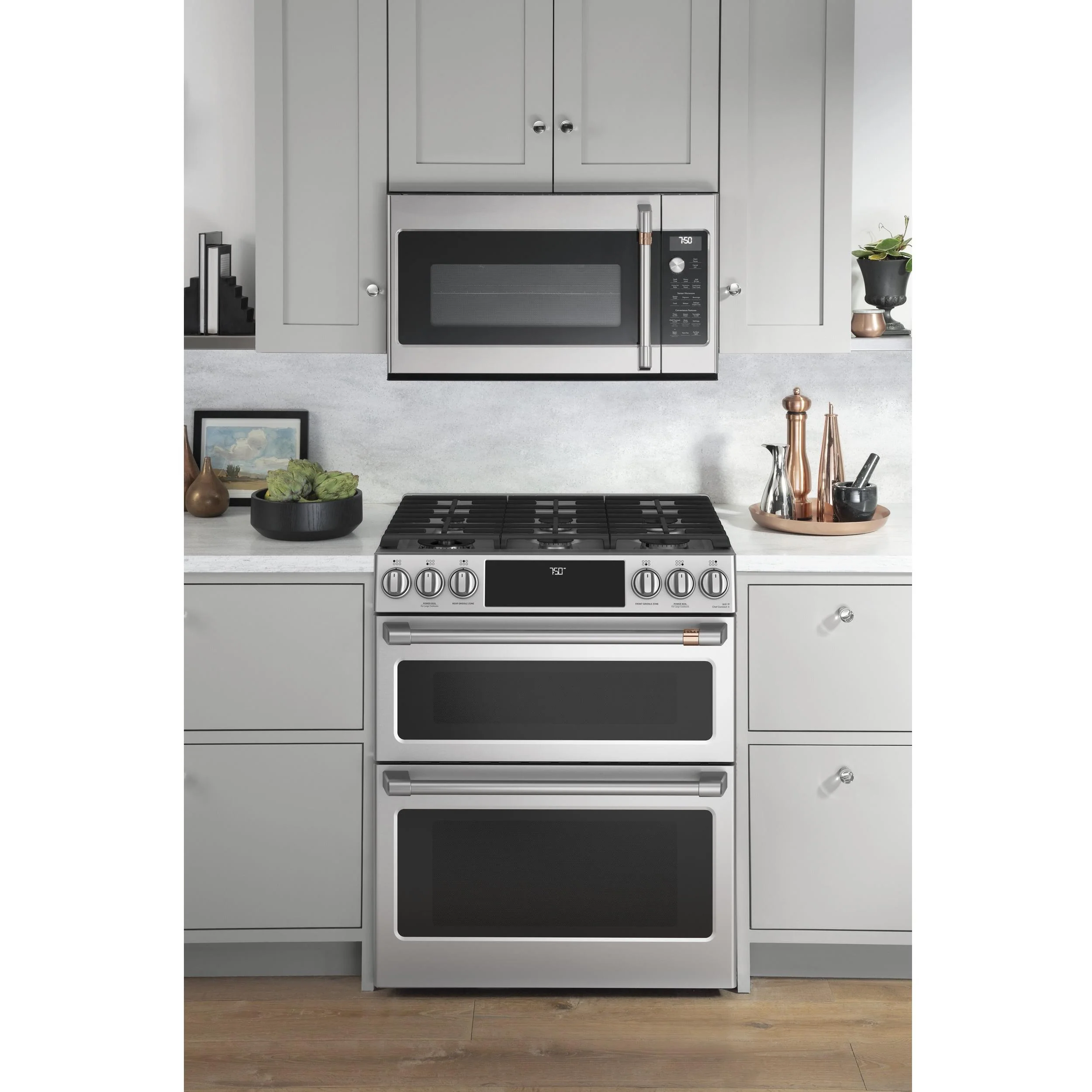 Café Cuisinière intégrée à gaz de 30 po avec technologie convection CCGS750P2MS1 - Image 9