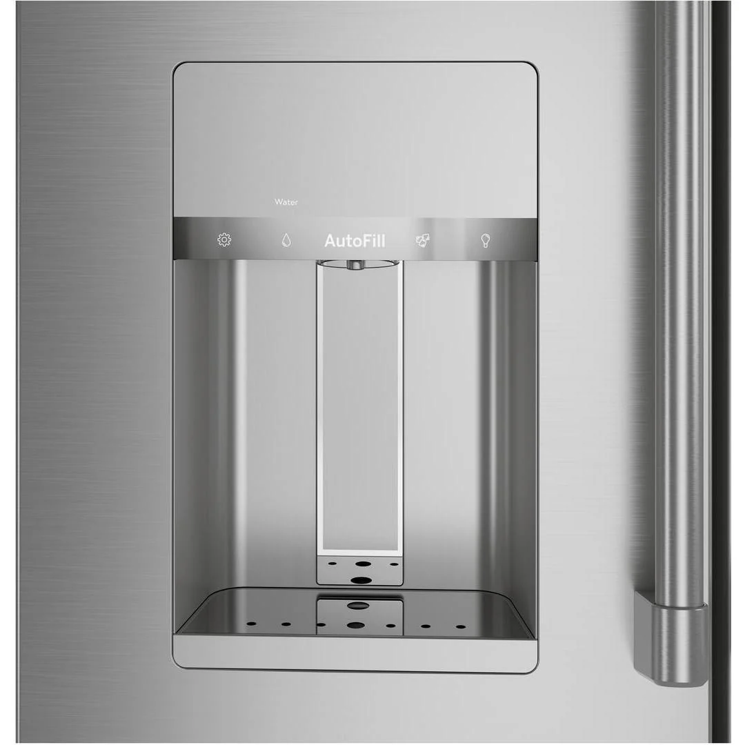 Café Réfrigérateur quatre portes avec porte à deux battants amovible à profondeur de comptoir de 36 po., 22.3 pi.cu. avec Wi-Fi CXE22DP2PS1 - Image 10