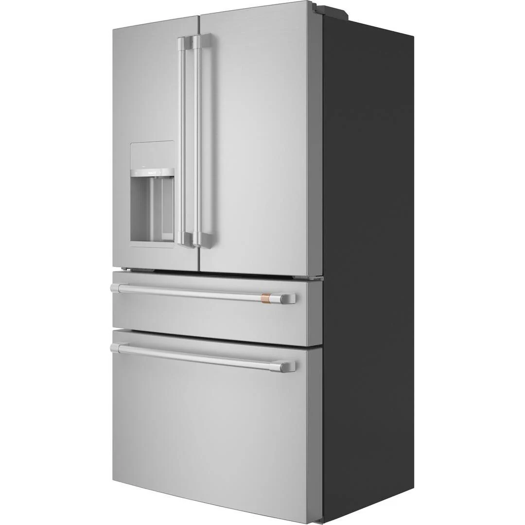 Café Réfrigérateur quatre portes avec porte à deux battants amovible à profondeur de comptoir de 36 po., 22.3 pi.cu. avec Wi-Fi CXE22DP2PS1 - Image 3