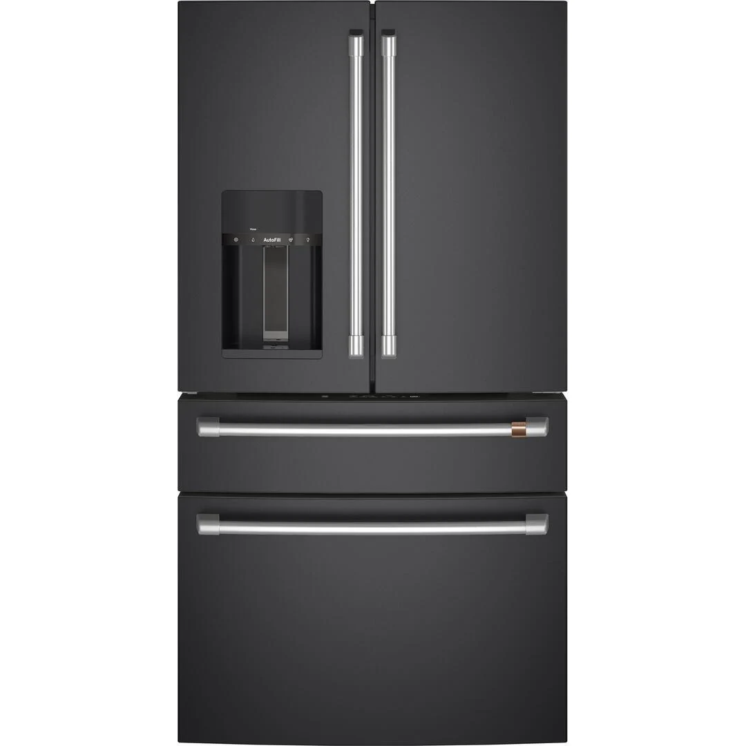 Café Réfrigérateur quatre portes avec porte à deux battants amovible à profondeur de comptoir de 36 po., 22.3 pi.cu. avec Wi-Fi CXE22DP3PD1