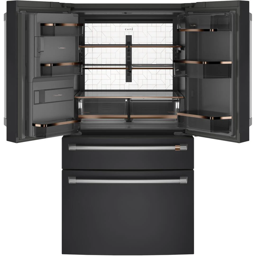 Café Réfrigérateur quatre portes avec porte à deux battants amovible à profondeur de comptoir de 36 po., 22.3 pi.cu. avec Wi-Fi CXE22DP3PD1 - Image 4