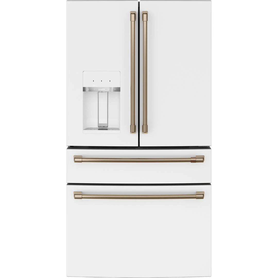 Café Réfrigérateur quatre portes avec porte à deux battants amovible à profondeur de comptoir de 36 po., 22.3 pi.cu. avec Wi-Fi CXE22DP4PW2