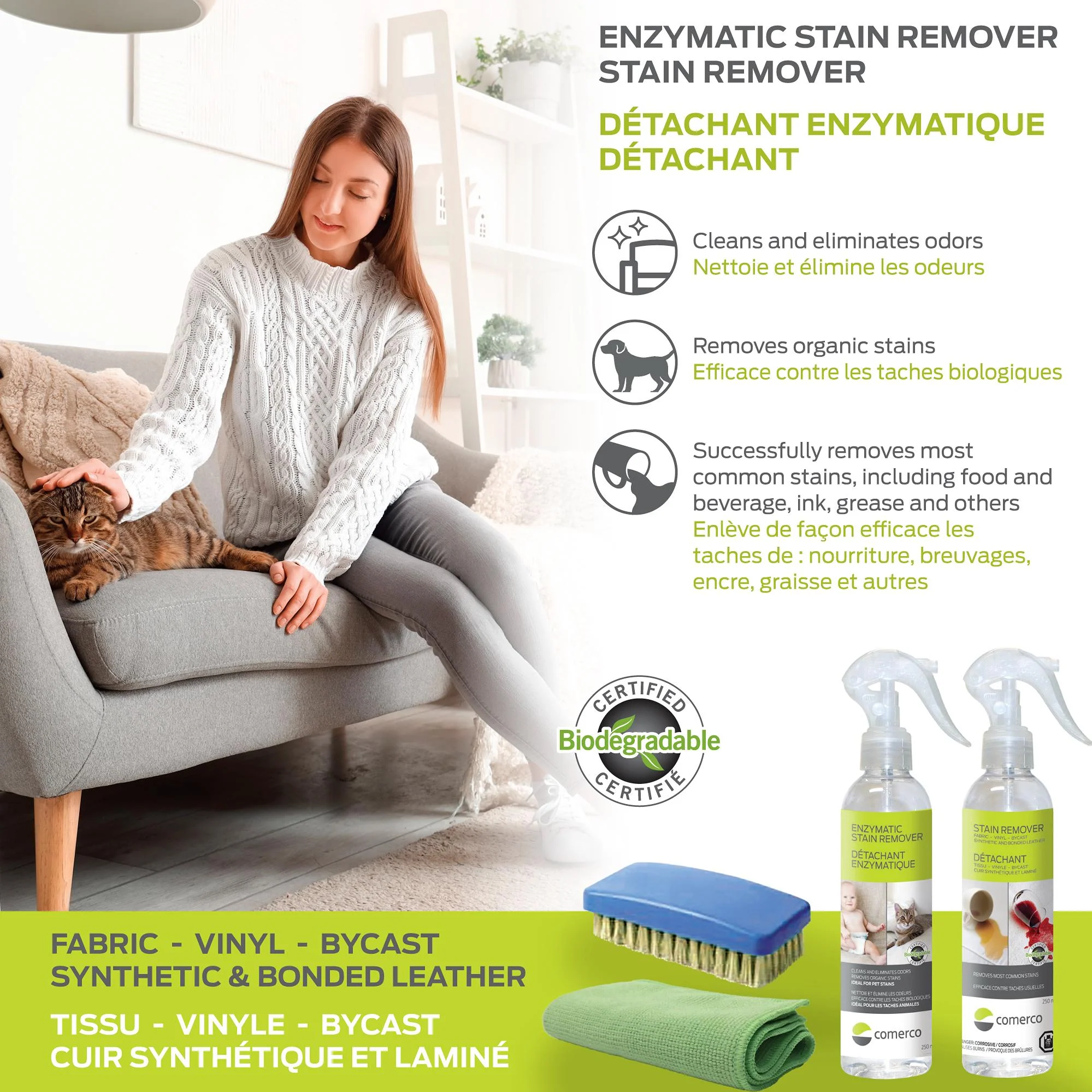 Comerco Coffret d'entretien complet pour mobilier 2399.10401 - Image 3