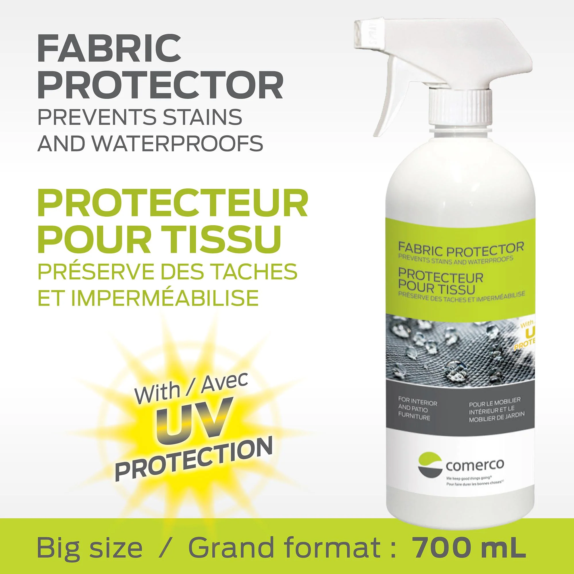 Comerco Protecteur de tissu préserve des taches et imperméabilise - 700ml 2342.10101 - Image 2